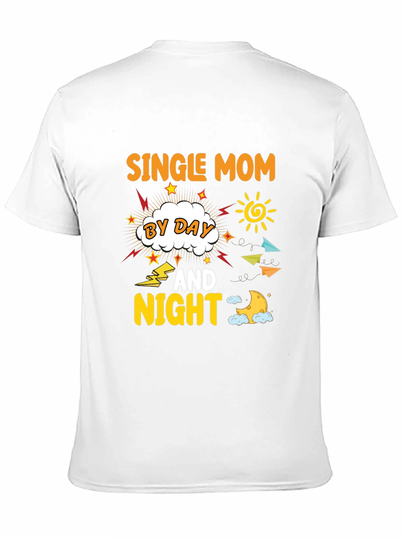 Black Single Mom By Day And Night T-Shirt view 11