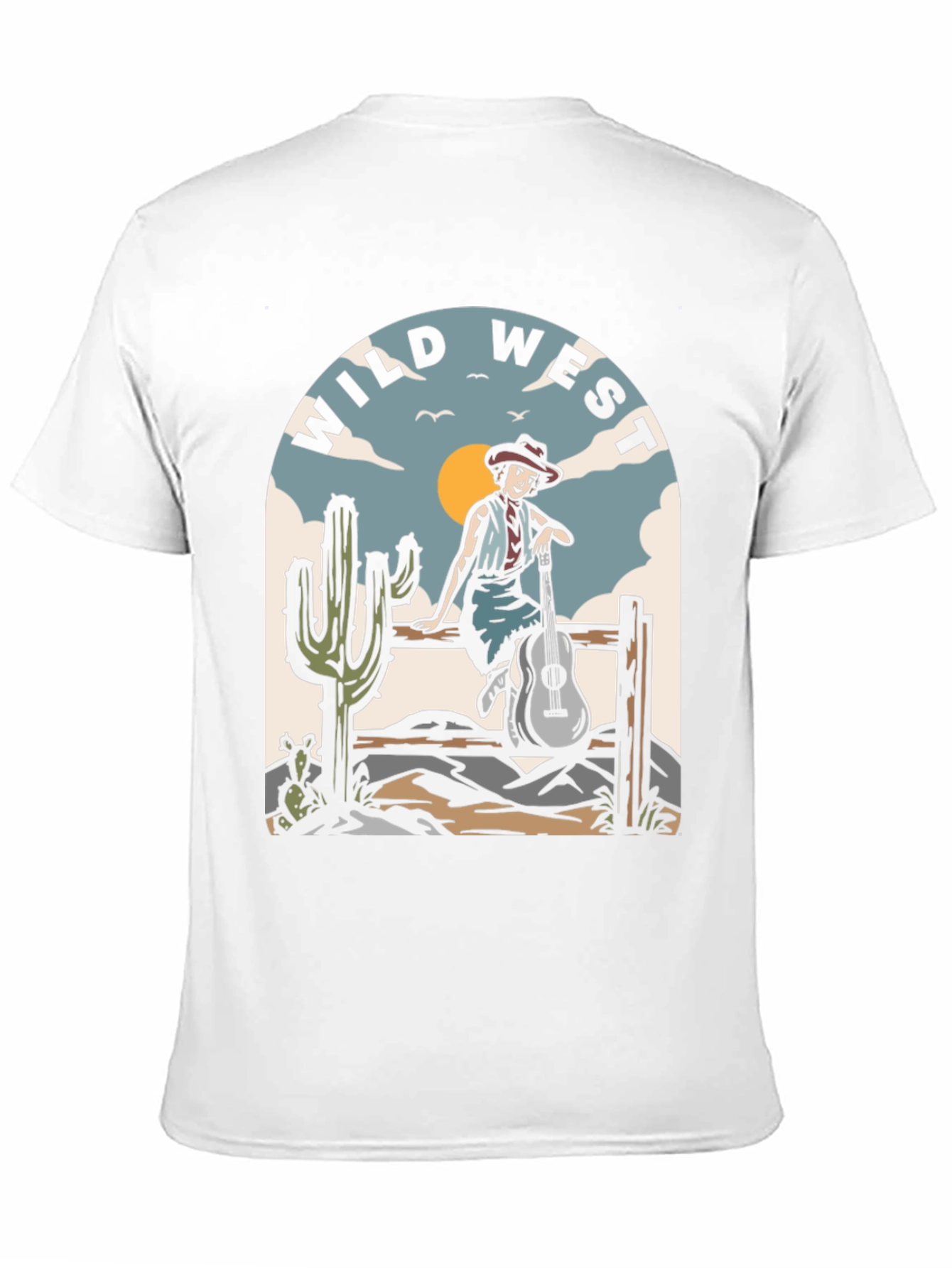 Black Wild West Graphic Tee view 11