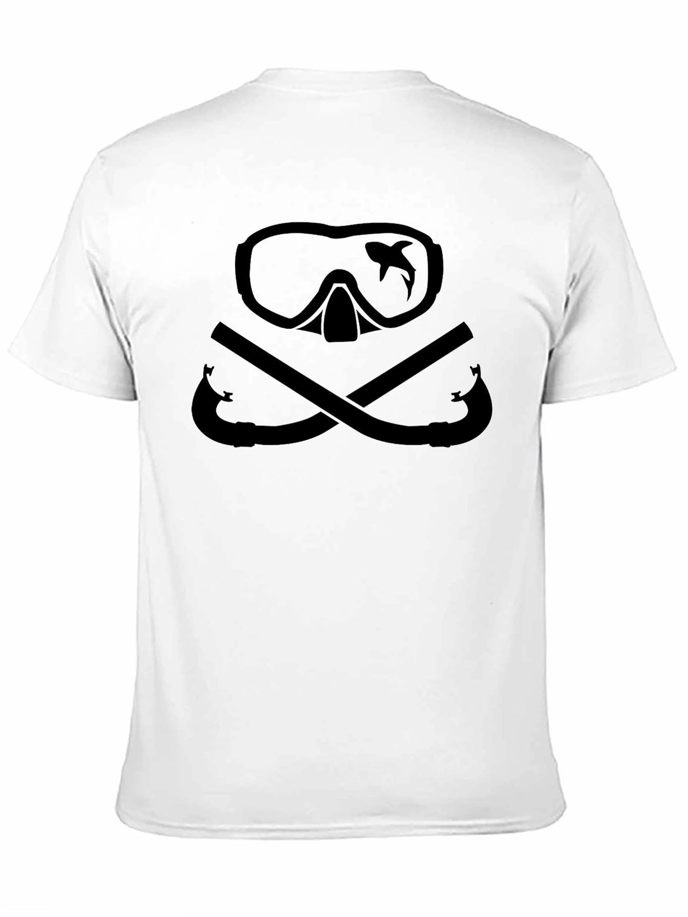 Black Scuba Skull T-Shirt - Diver Gift view 11