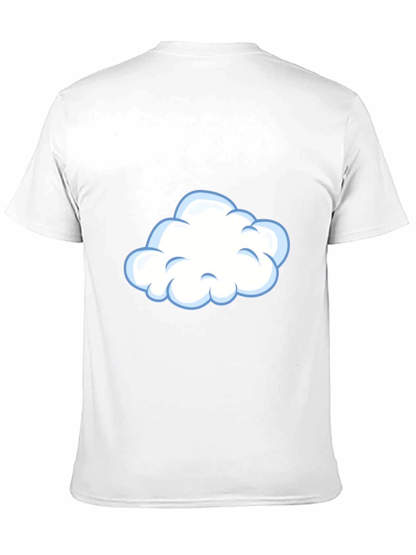 Black Cloud Graphic Tee - Casual Black T-Shirt view 11