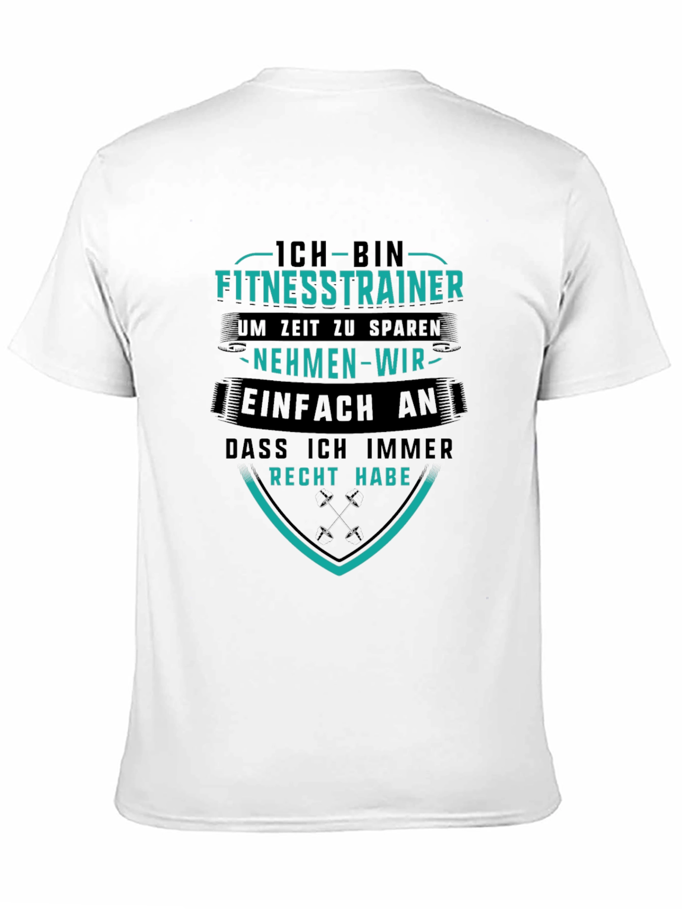 Fitness Trainer Novelty Graphic T-Shirt - 11