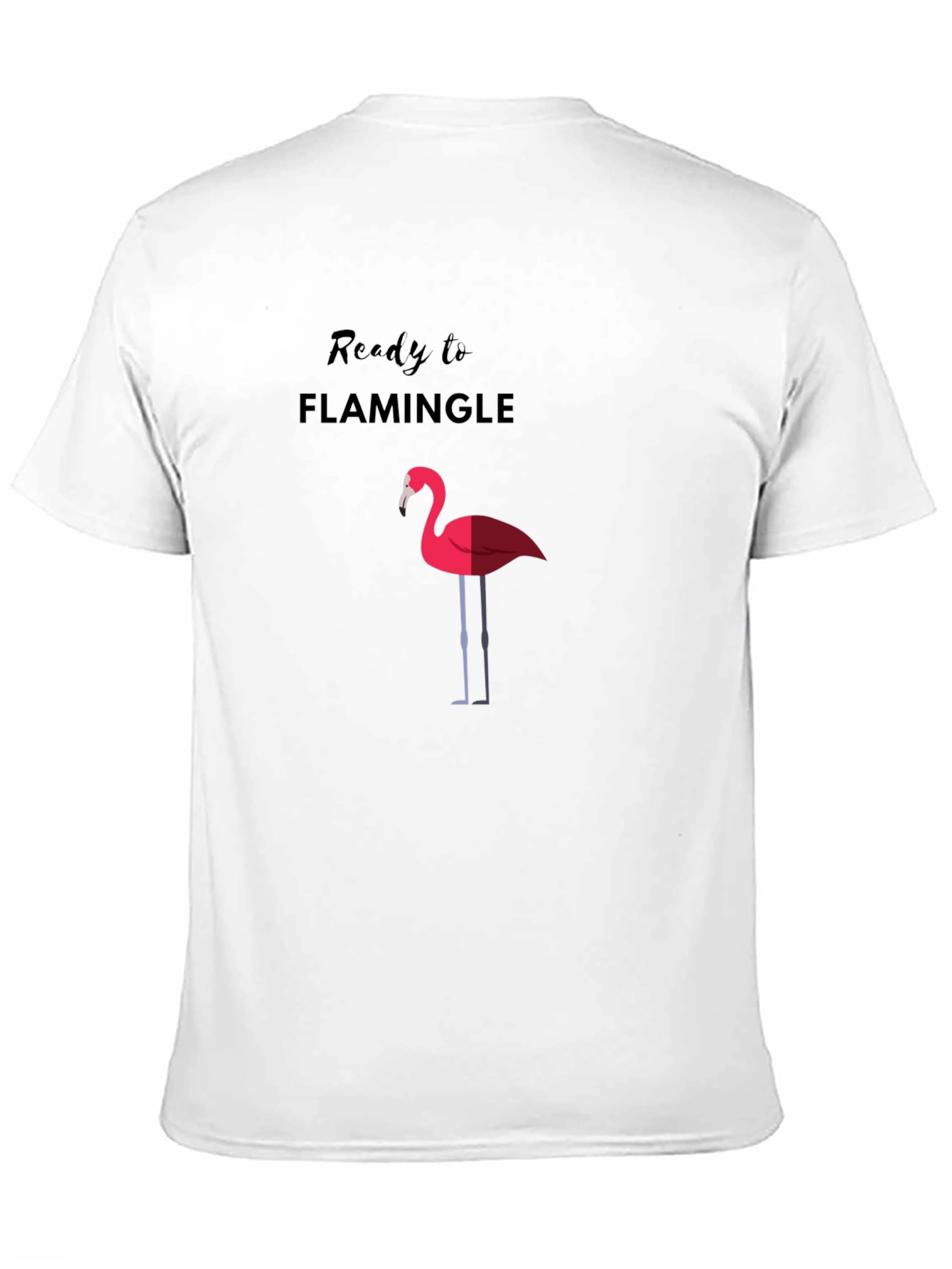 Black Ready to Flamingle Graphic Tee view 11