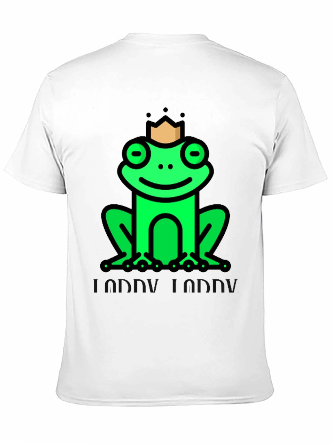 Black Frog Prince T-Shirt - Funny Graphic Tee view 11