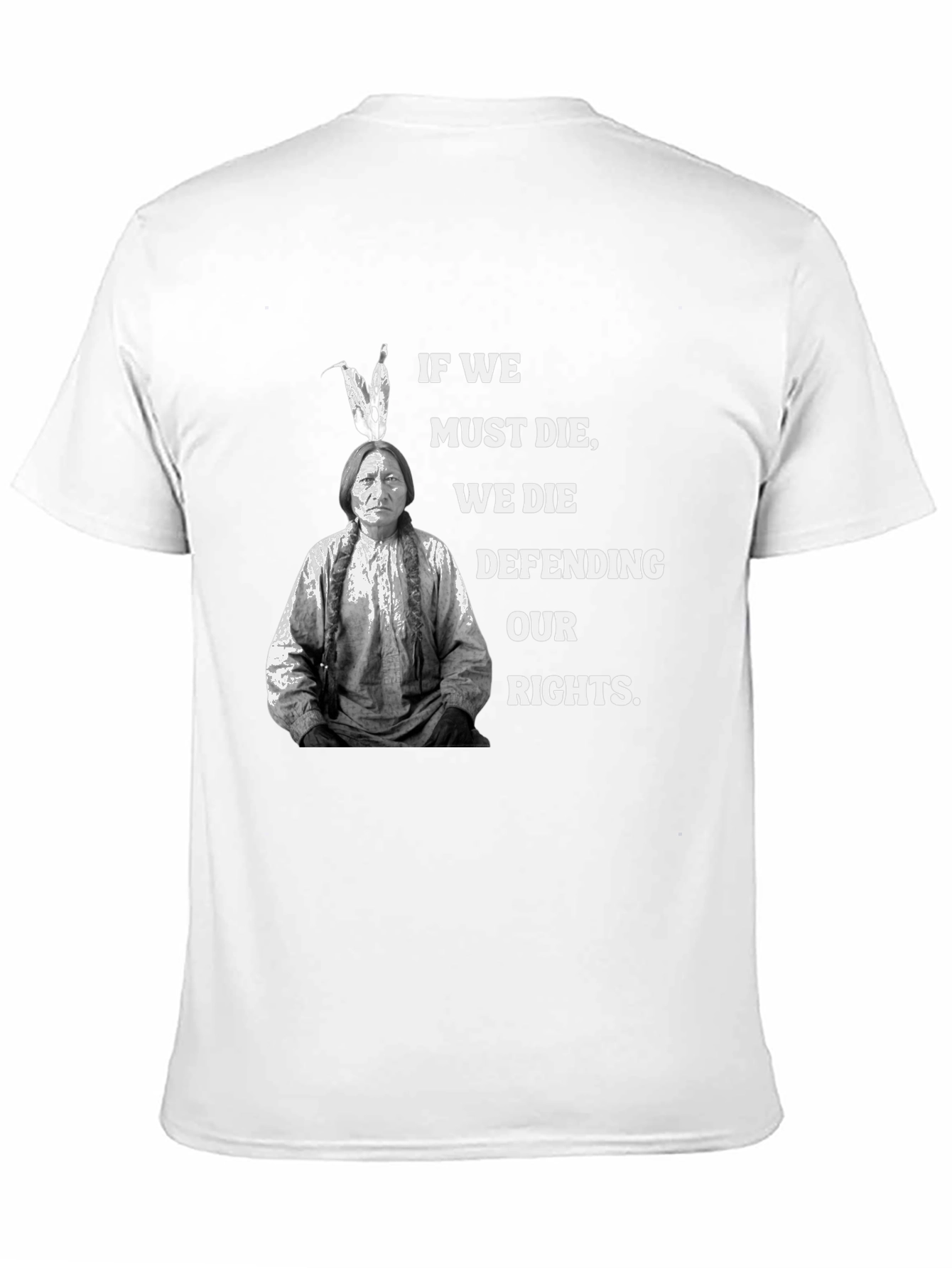 Black Native American Rights Graphic Tee view 11