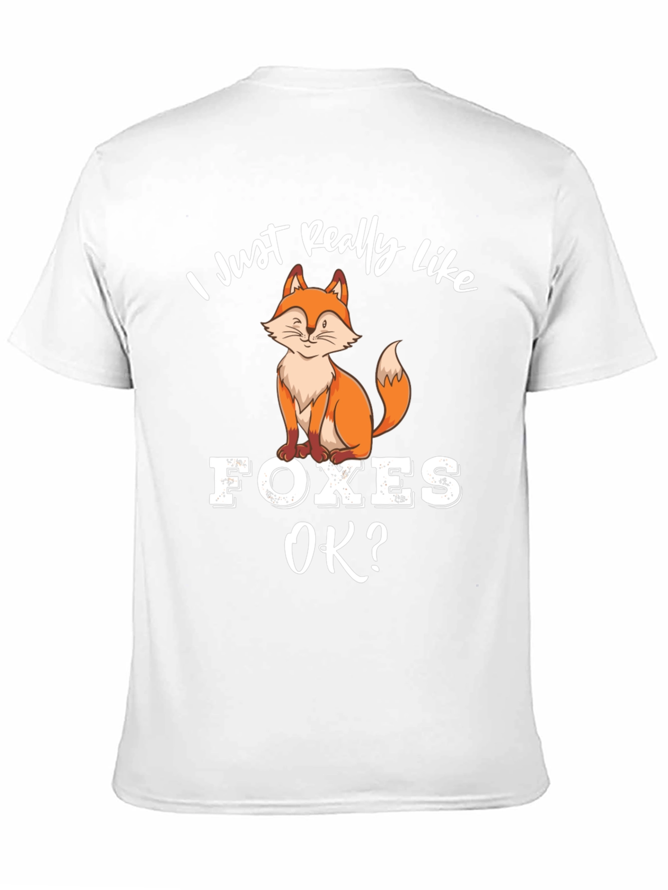 Black I Just Really Like Foxes T-Shirt view 11