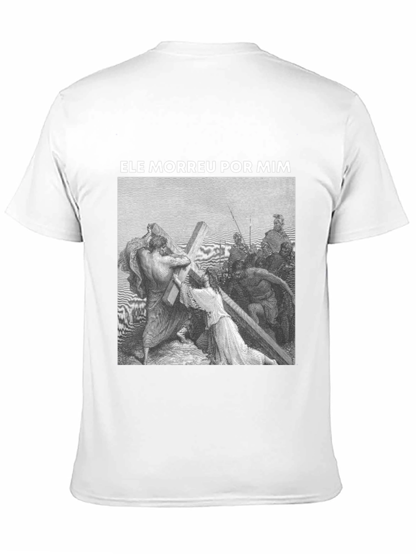 Black Religious Graphic Print T-Shirt - Black view 11