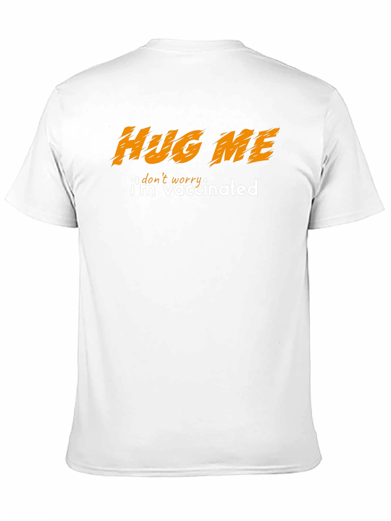 Black Hug Me I'm Vaccinated Graphic Tee view 11