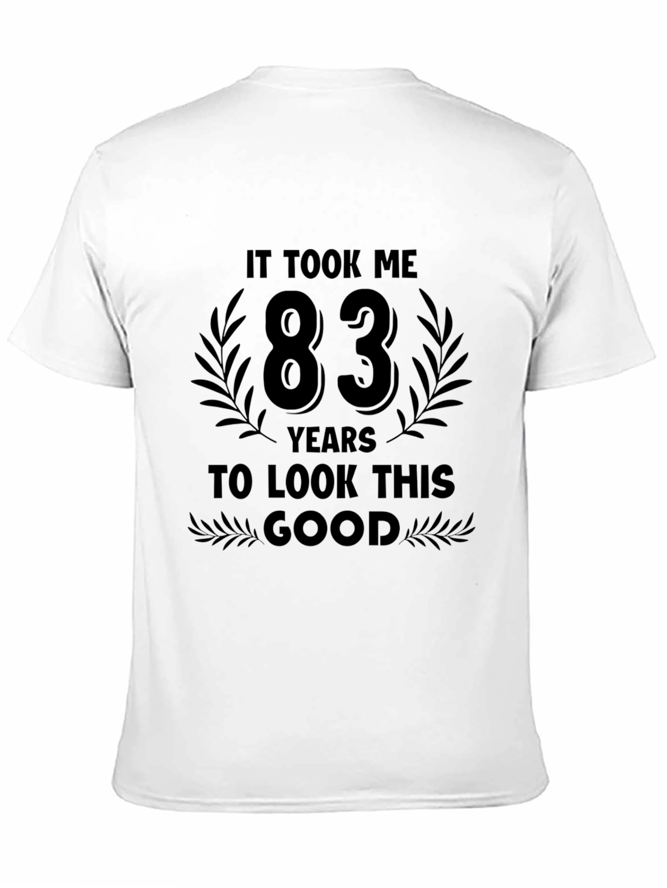 Black Funny 83rd Birthday Black T-Shirt view 11