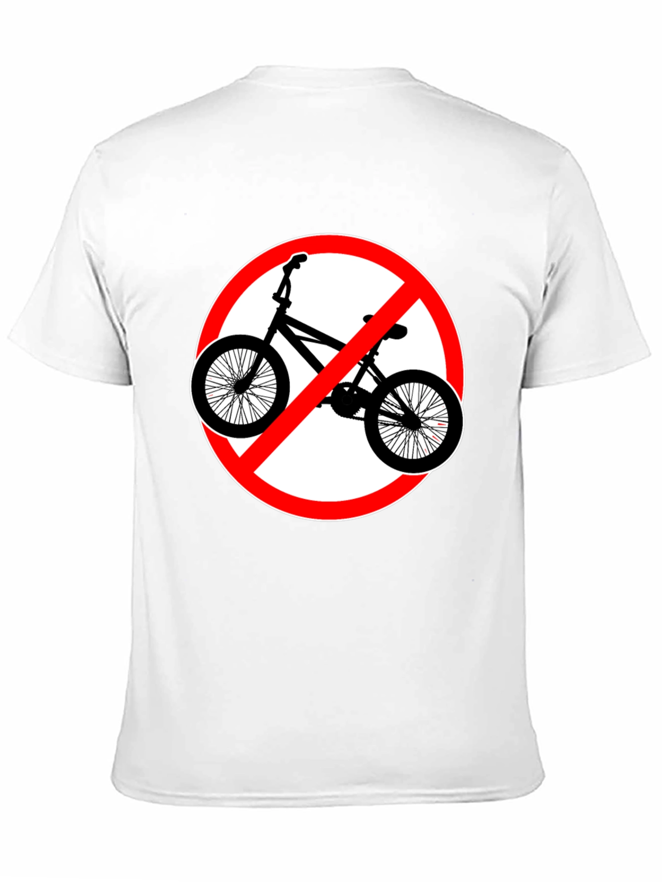 Black No Bikes Allowed Graphic Tee view 11