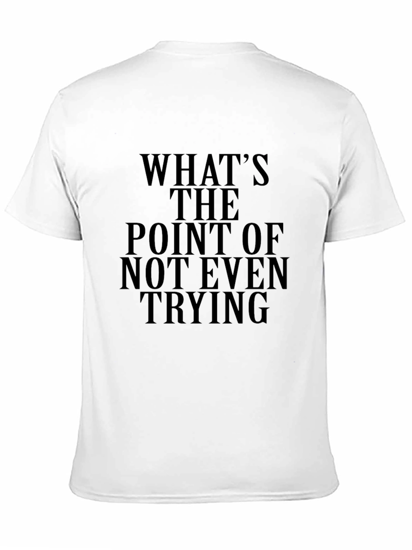 Black What's The Point Tee - Black Graphic T-Shirt view 11