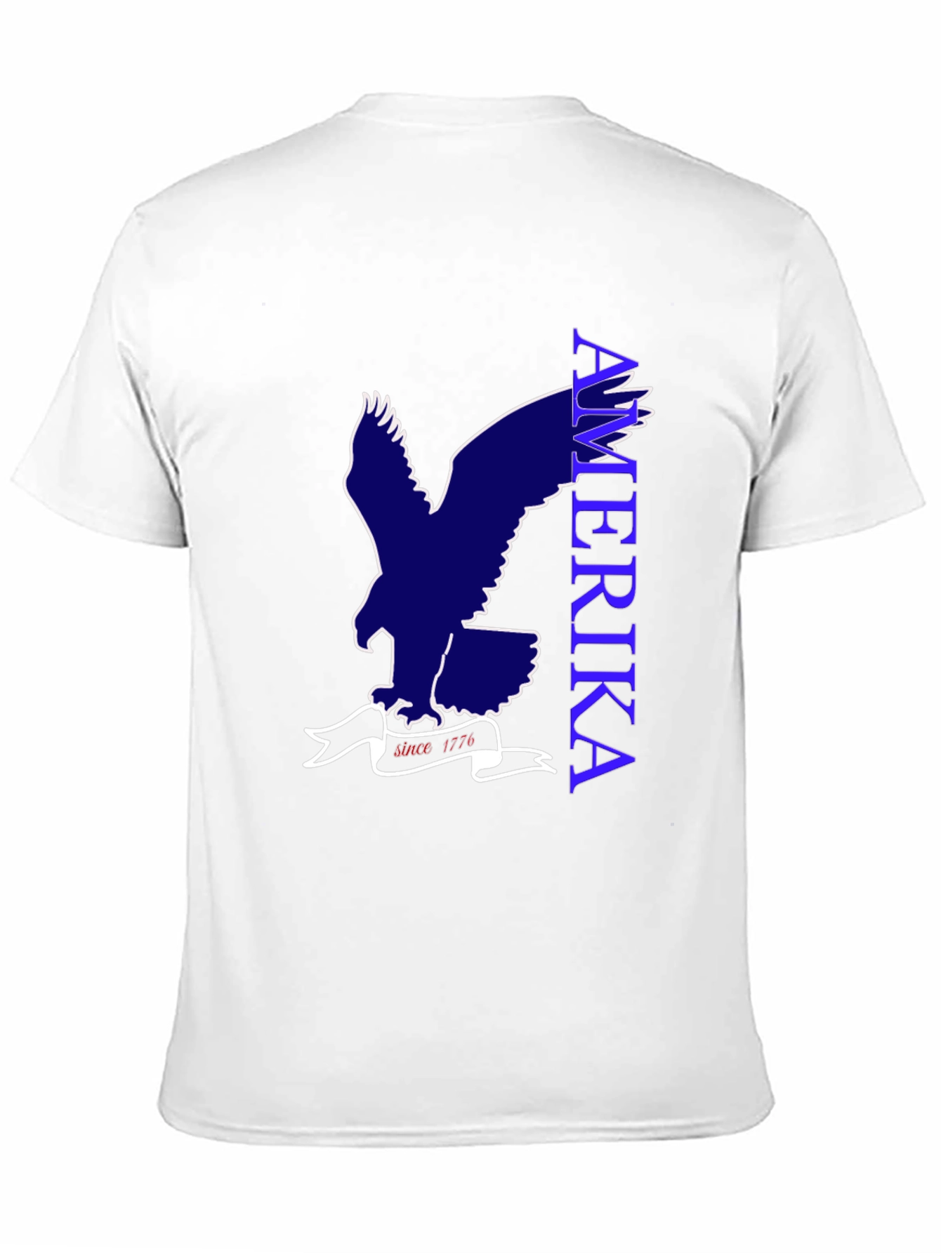 Black Americana Eagle Graphic Tee - Black Patriotic T-Shirt view 11