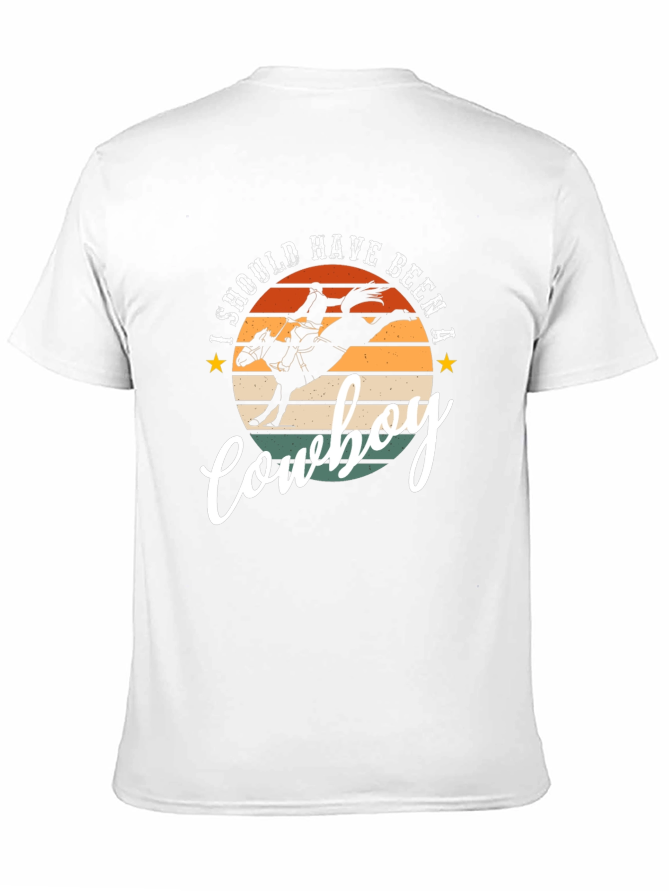 Black I Should Have Been A Cowboy Graphic Tee view 11