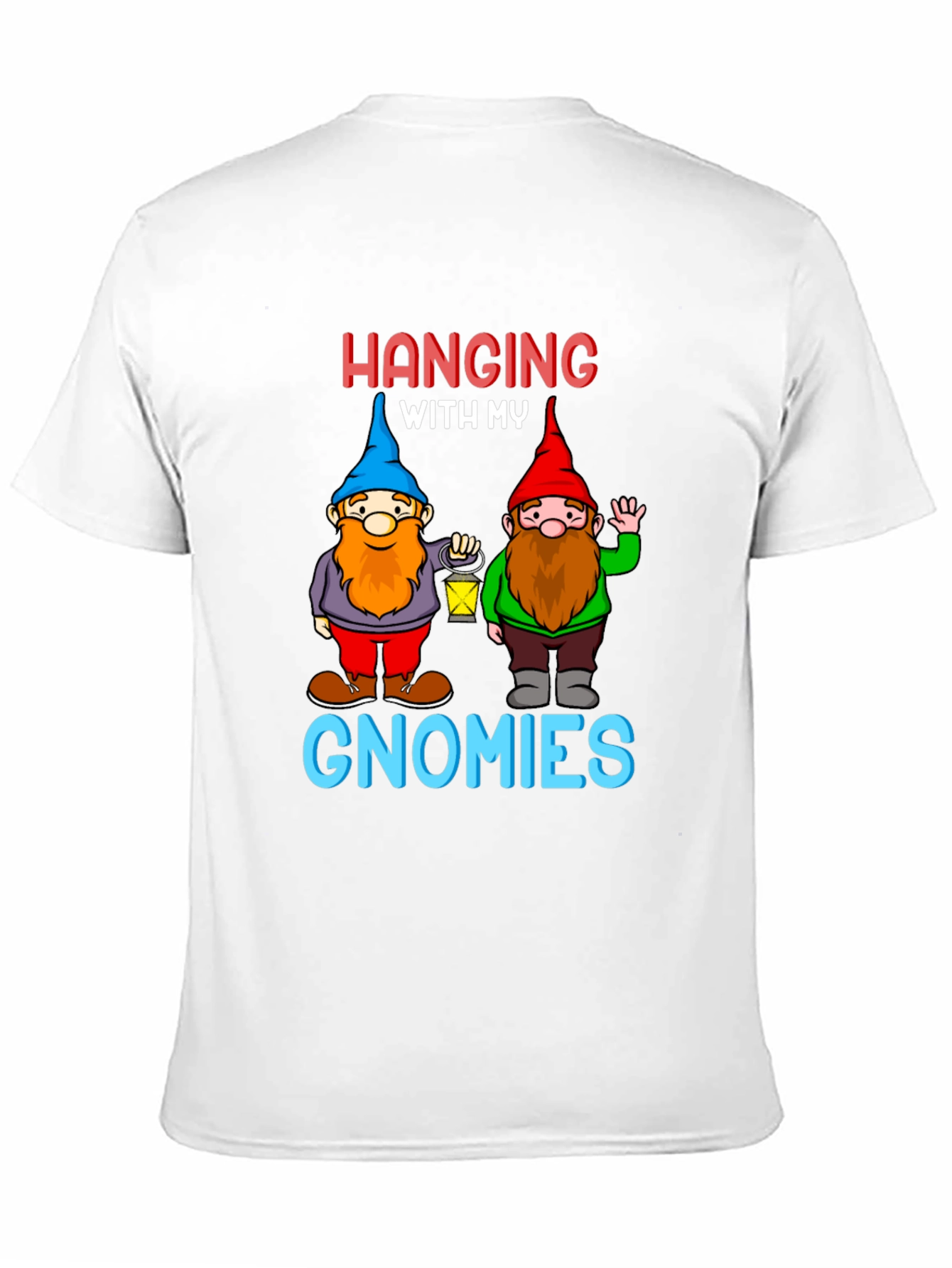 Hanging With My Gnomies Black T-Shirt - 11