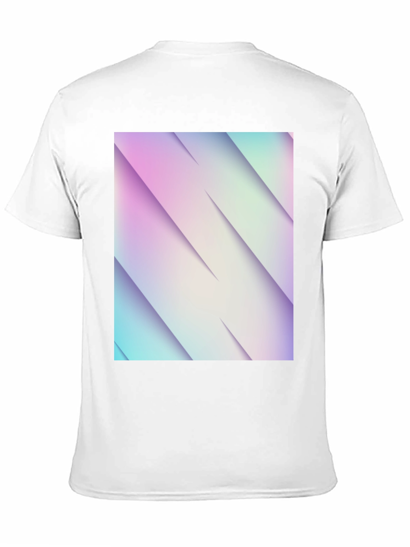 Black Modern Gradient T-Shirt - Stylish Geometric Design view 11
