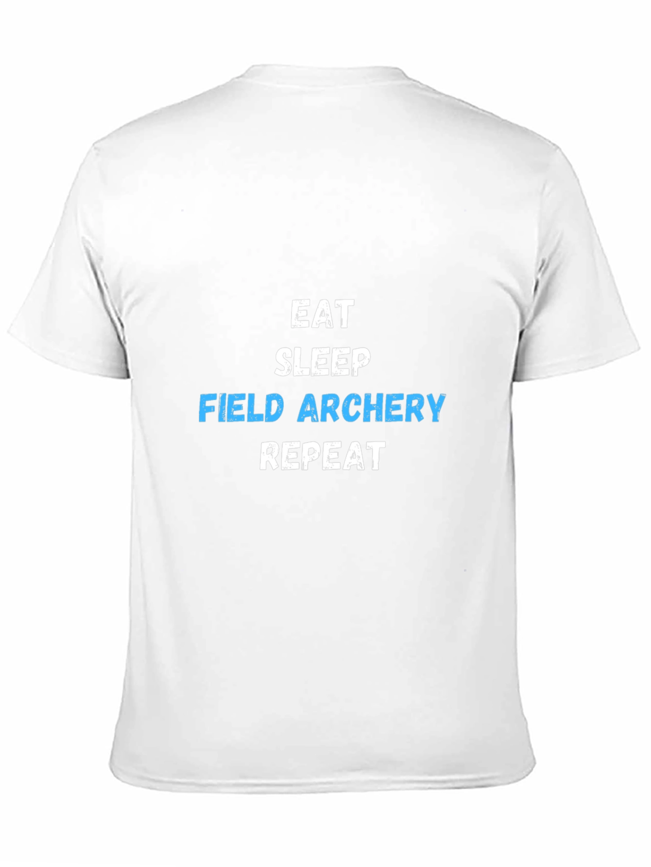 Black Eat Sleep Field Archery Repeat T-Shirt view 11