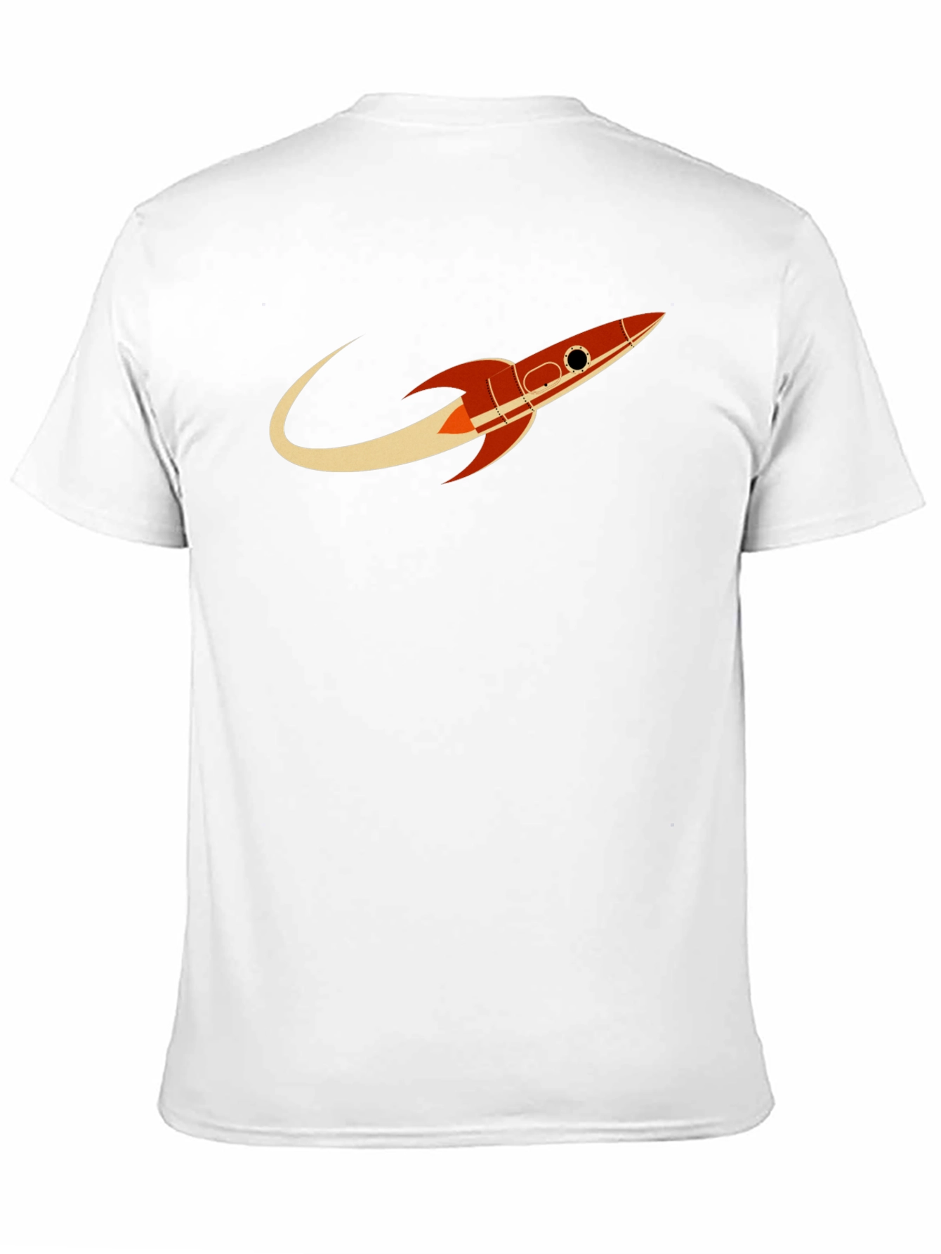 Black Retro Rocket Black T-Shirt - Blast Off in Style! view 11