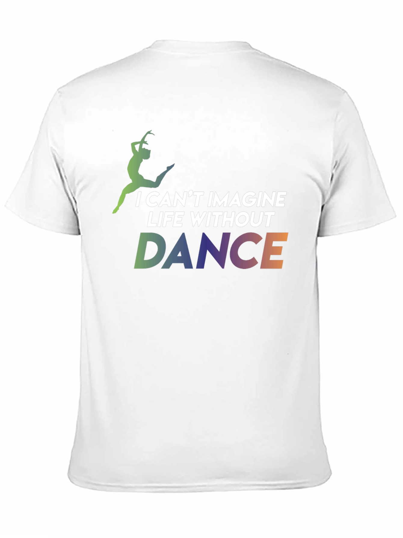 Black Dance Lover Graphic Tee - I Can't Imagine Life Without Dance T-Shirt view 11
