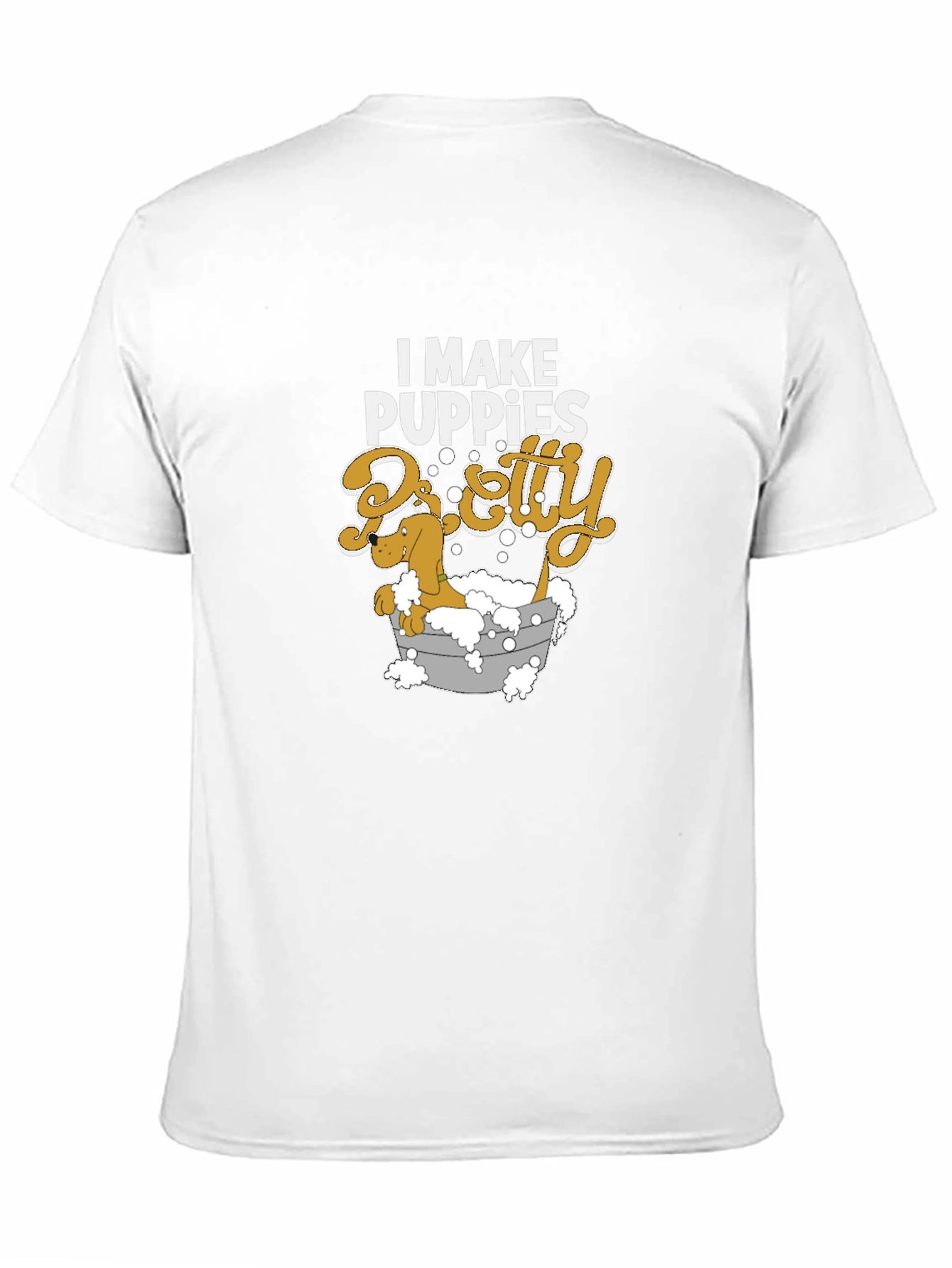 Black I Make Puppies Pretty T-Shirt Funny Dog Groomer Tee view 11