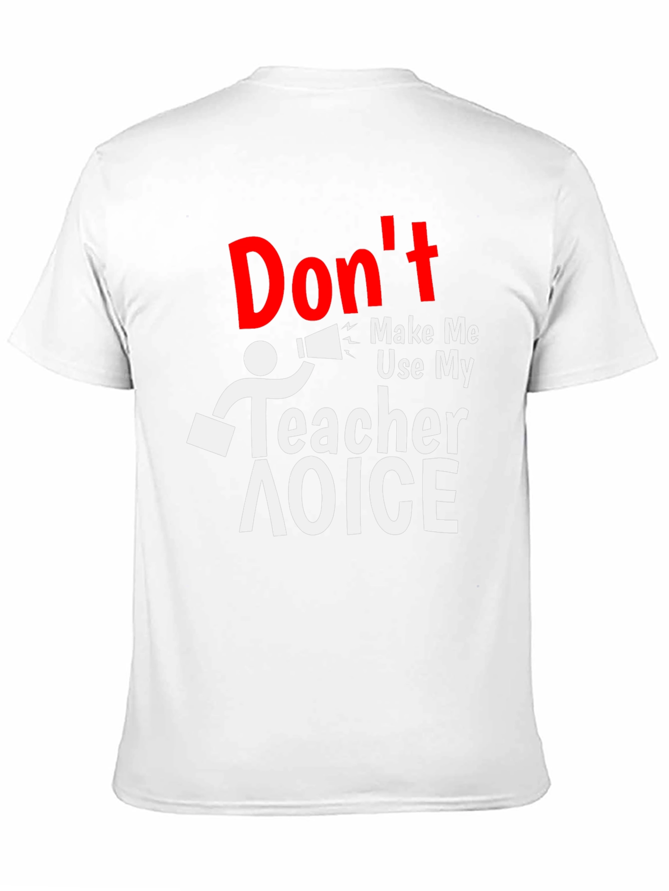 Black Don't Make Me Use My Teacher Voice T-Shirt view 11
