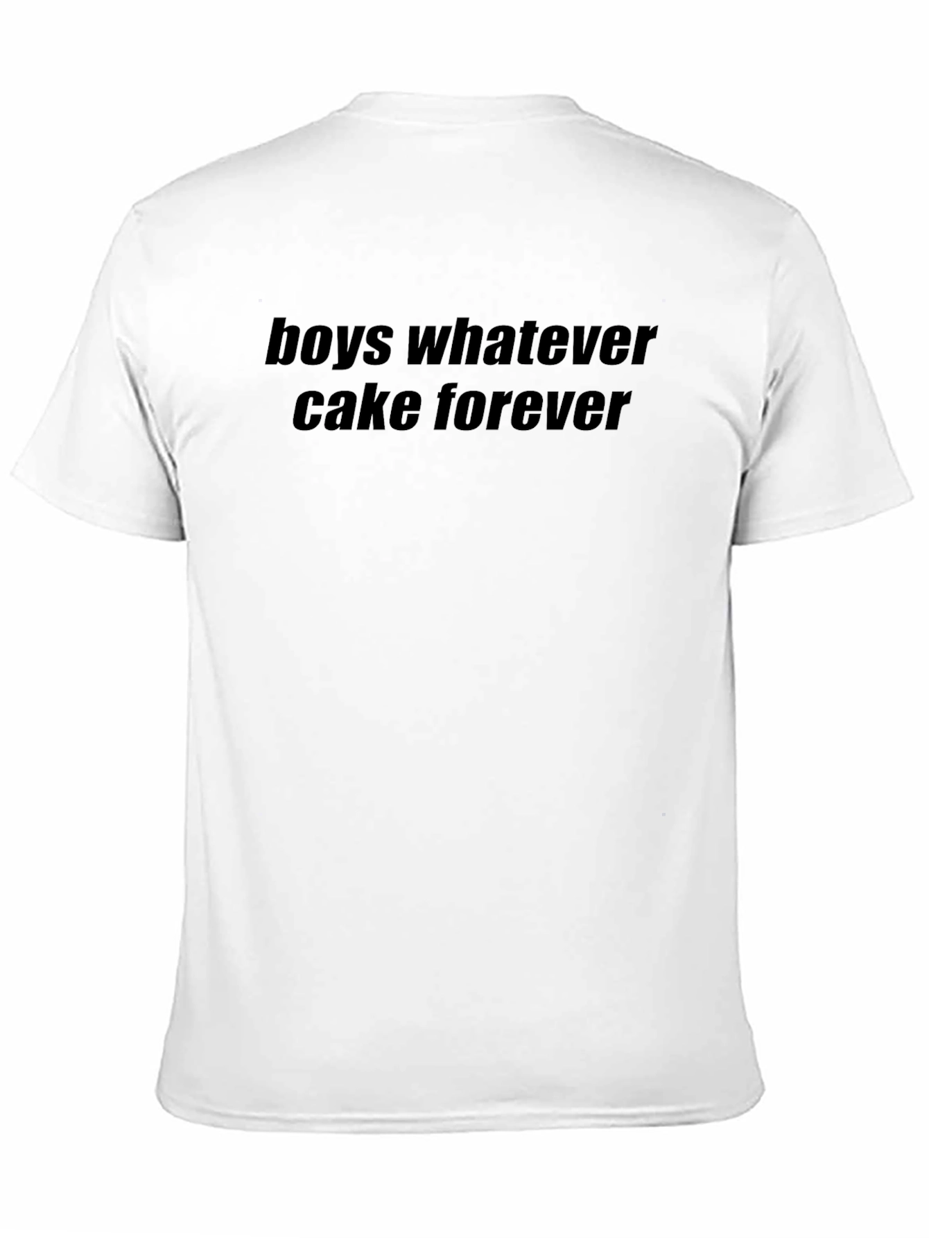 Black Boys Whatever Cake Forever T-Shirt - Unisex view 11