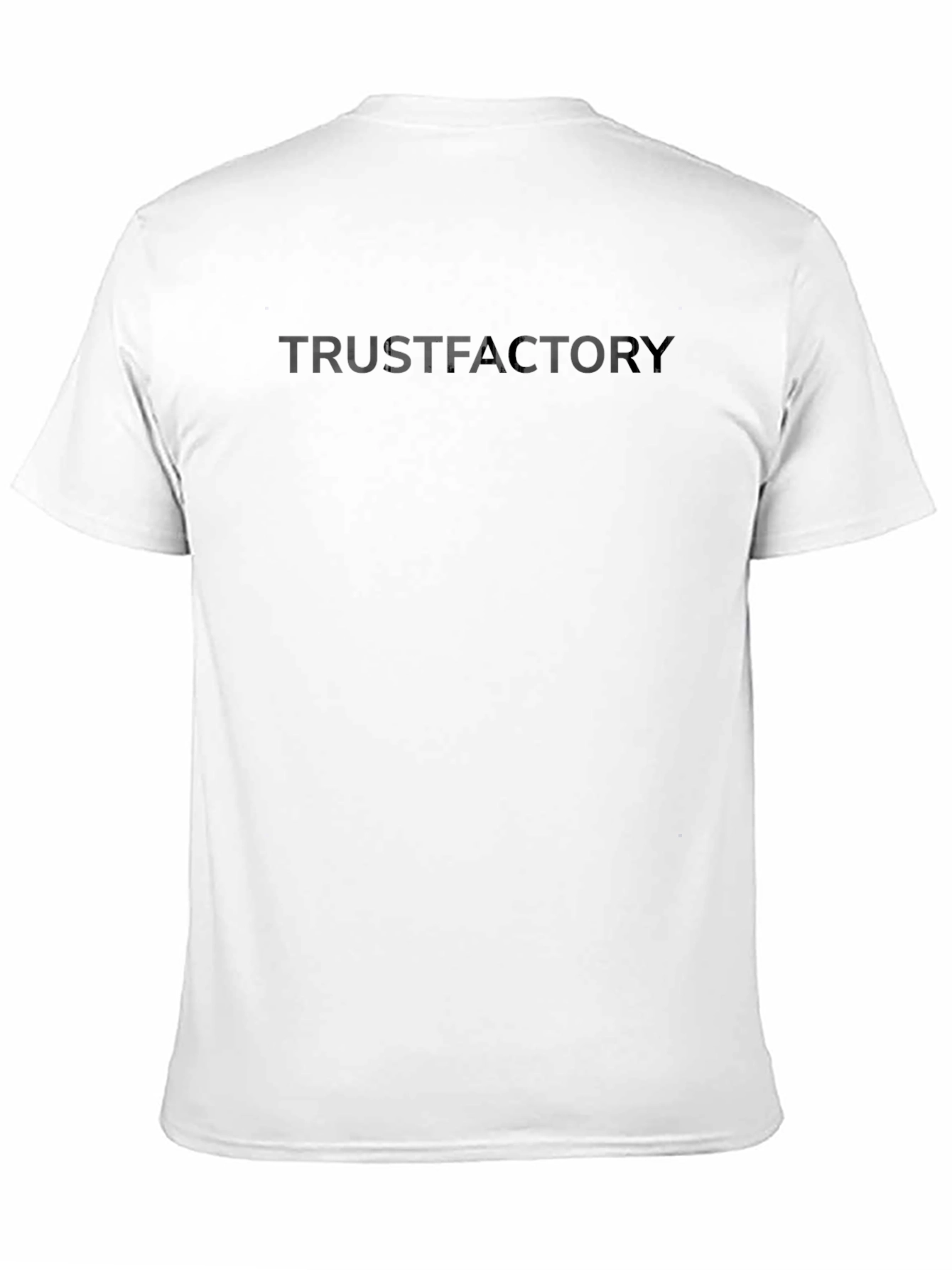 Black TRUSTFACTORY Black Graphic Tee - Modern Casual Wear view 11