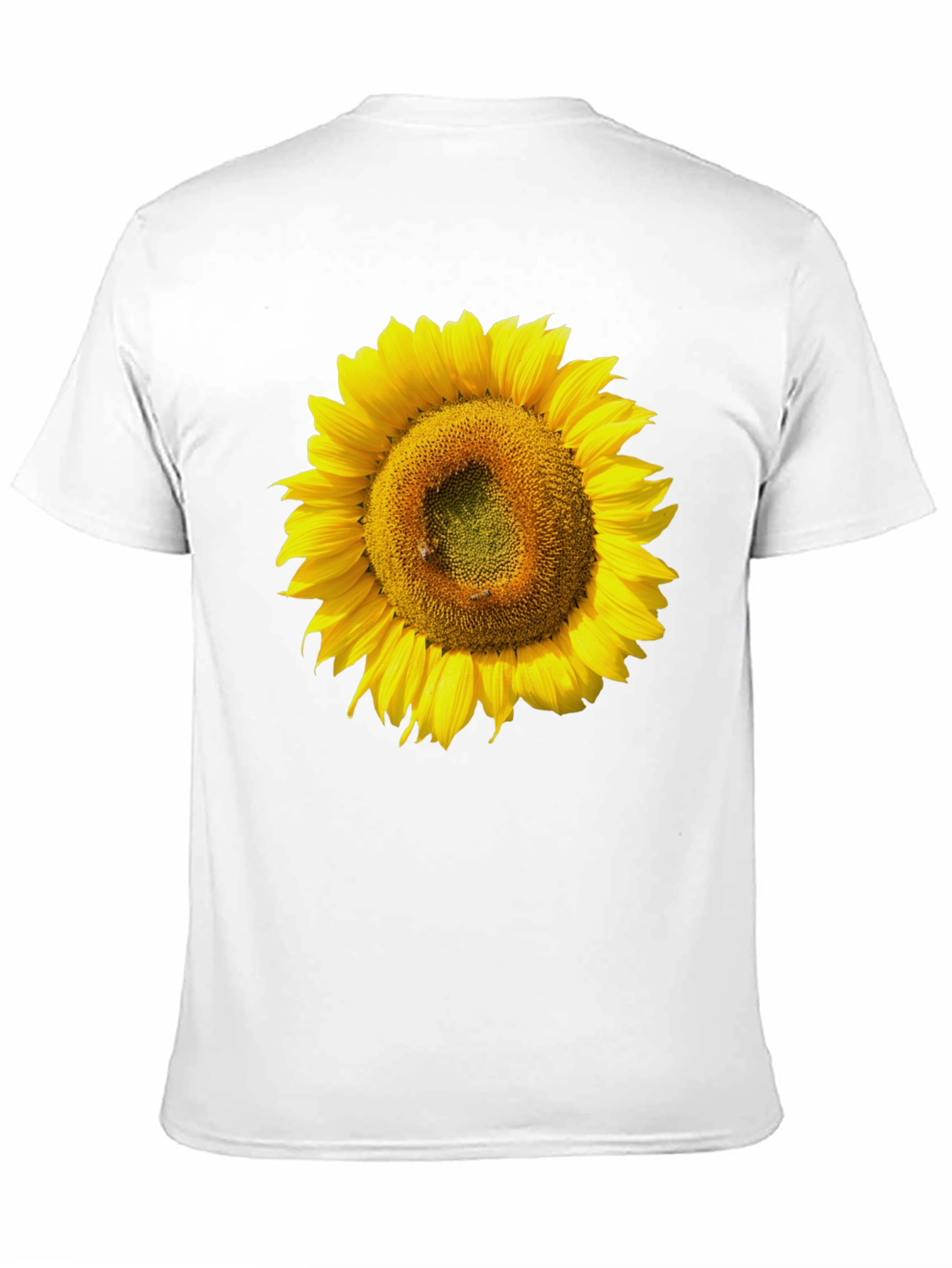 Black Sunflower Graphic Tee - Black Cotton T-Shirt view 11