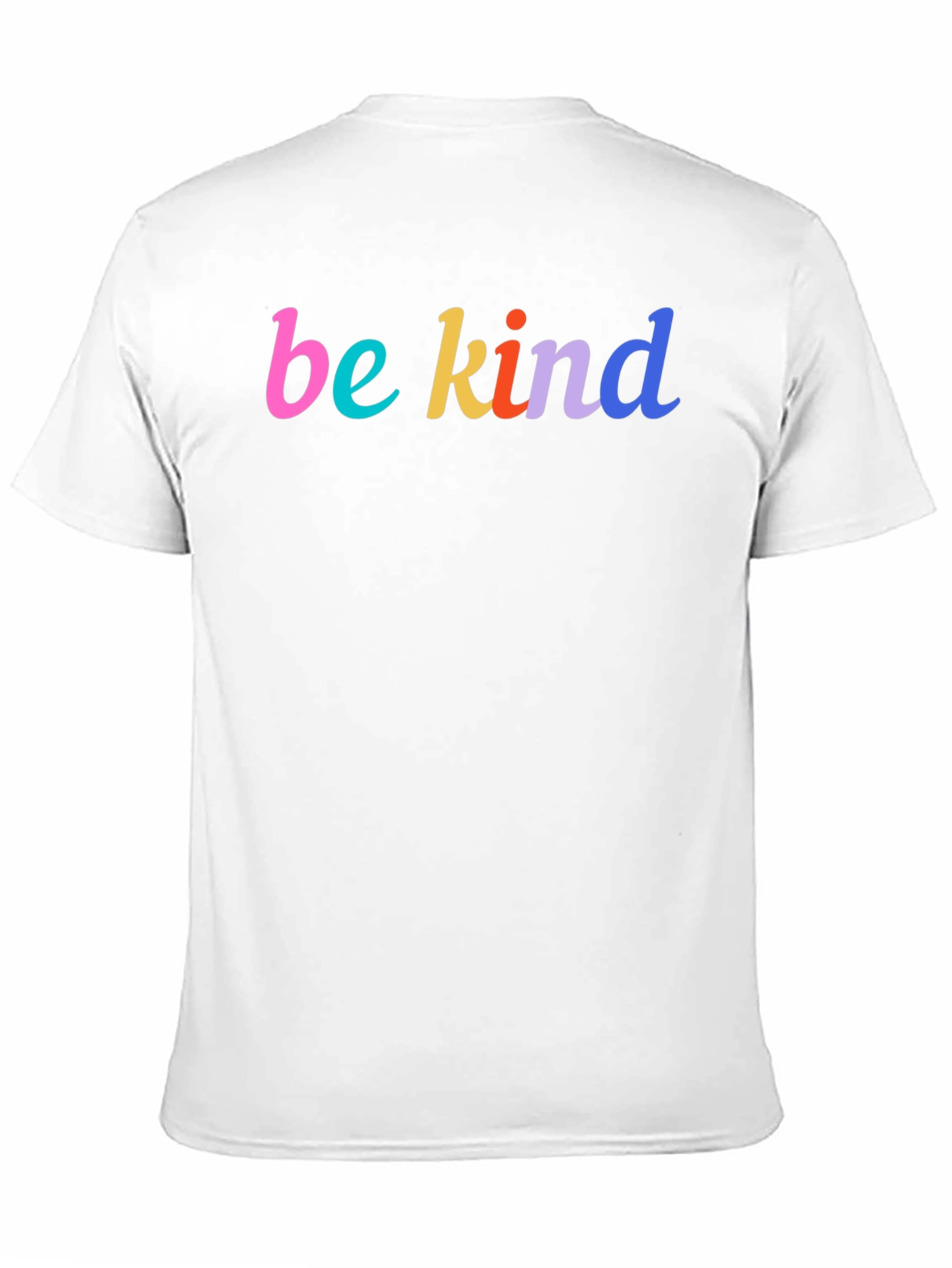 Black Be Kind Colorful Graphic Tee - Stylish Unisex T-Shirt view 11
