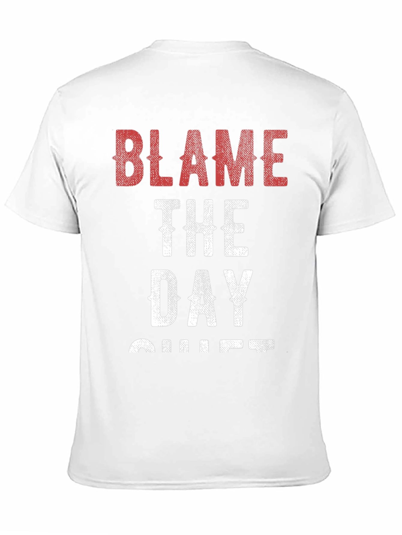 Black Blame The Day Shift Graphic Tee view 11