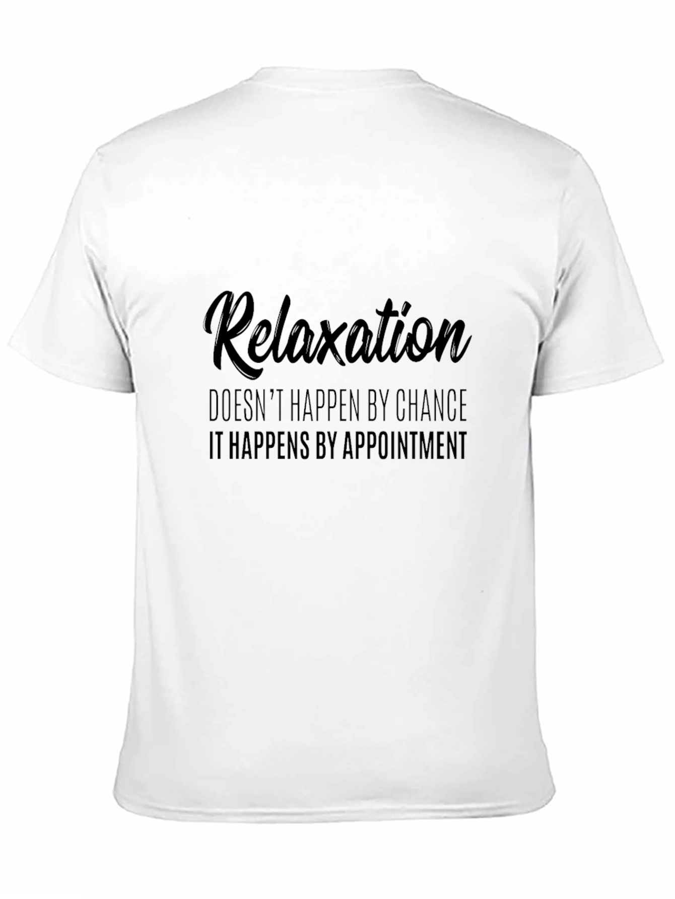 Black Relaxation Appointment T-Shirt view 11