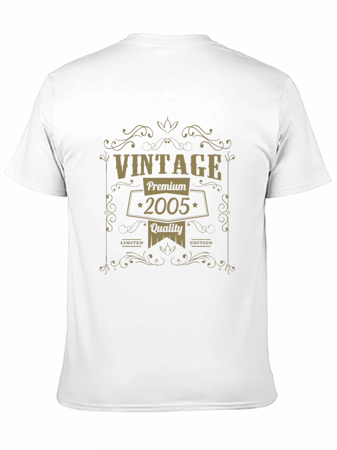 Black Vintage 2005 Premium Quality T-Shirt view 11