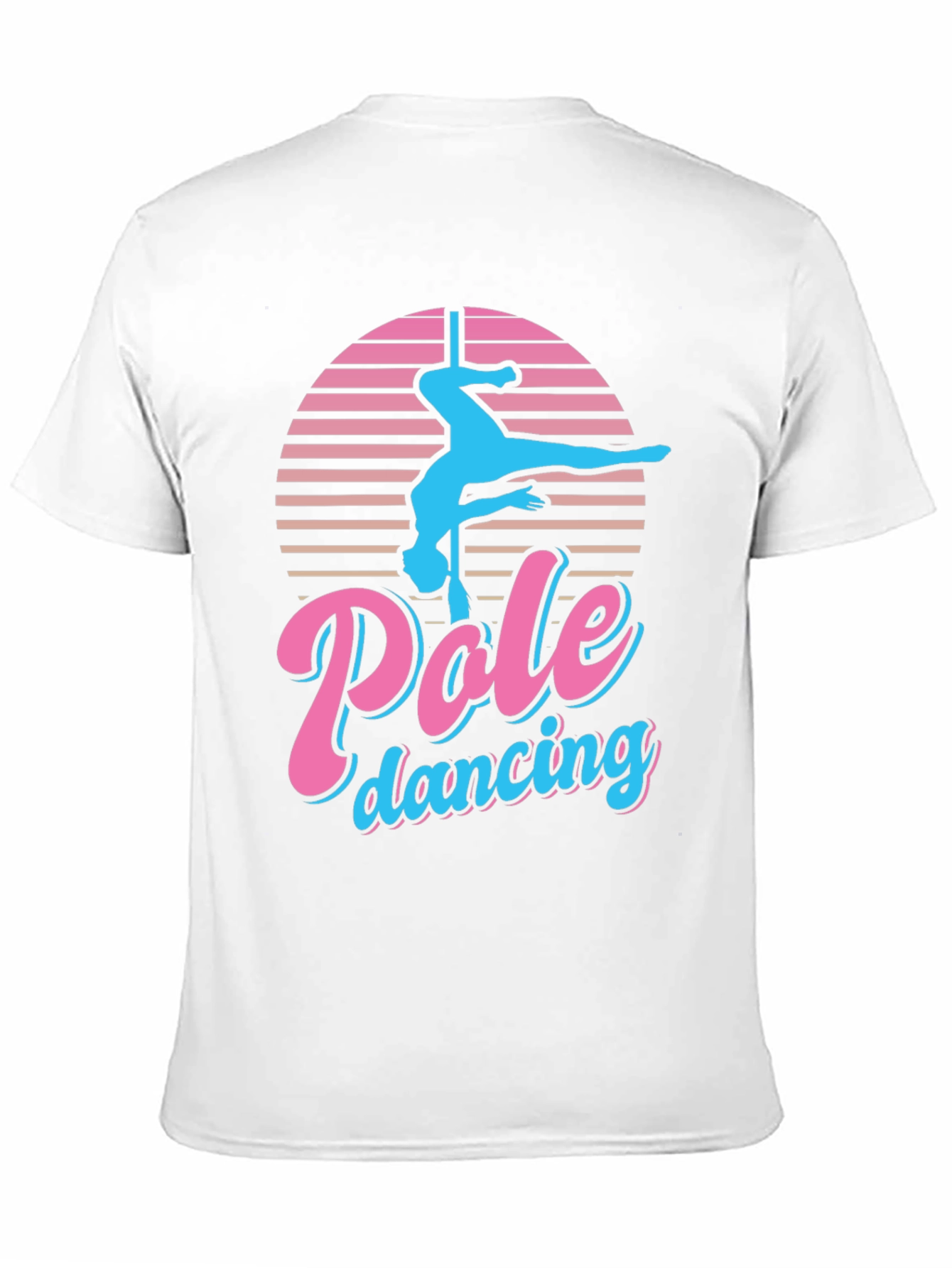 Black Retro Pole Dancing Graphic T-Shirt view 11