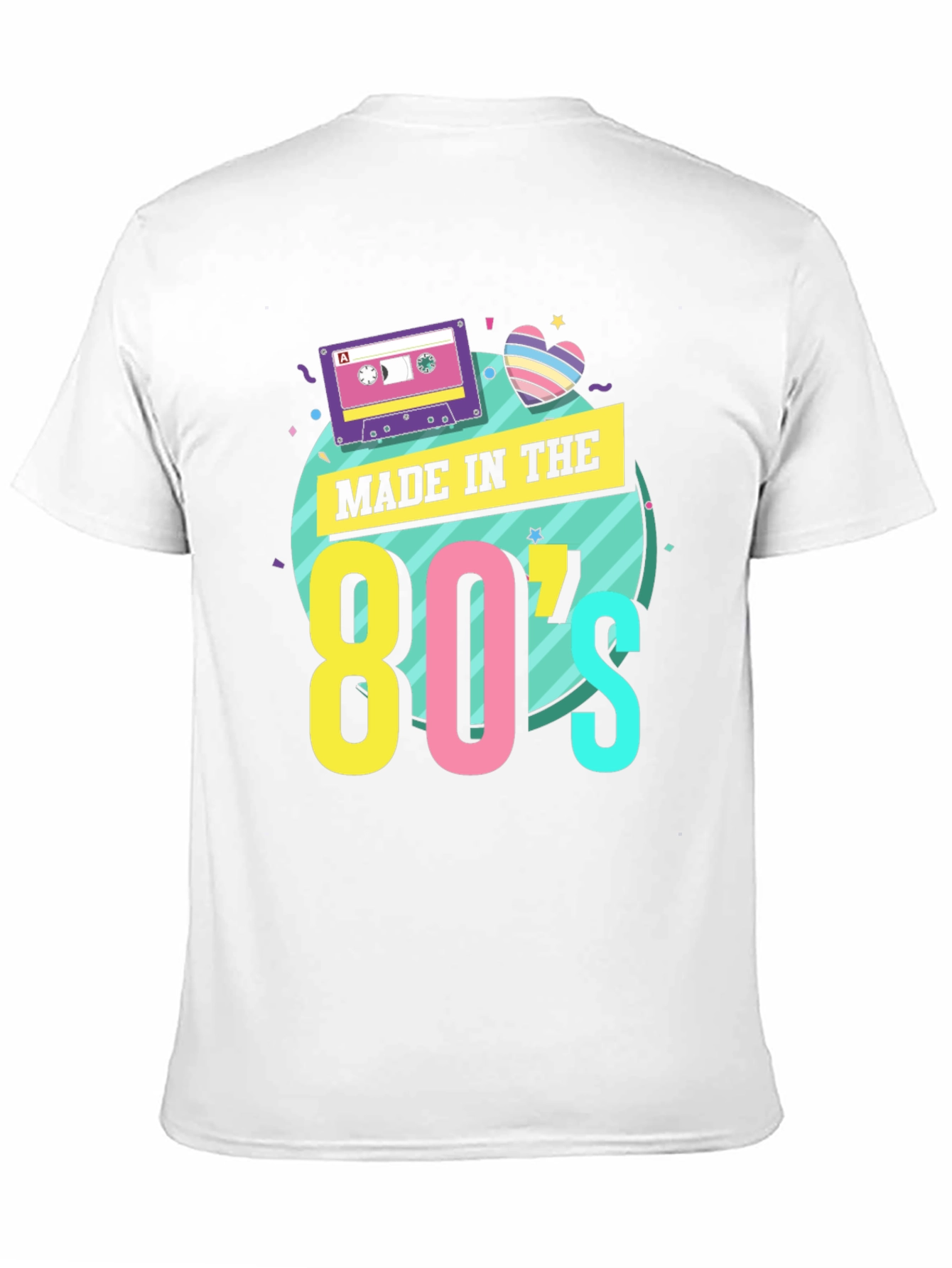 Black Retro 'Made in the 80s' Graphic Tee view 11