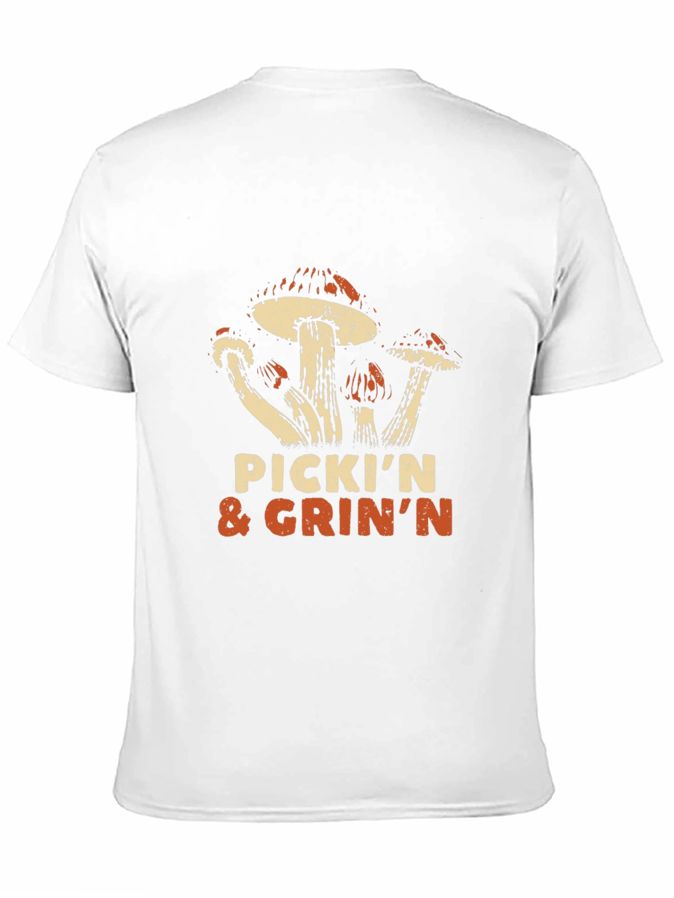 Black Pickin' & Grinnin' Mushroom T-Shirt view 11