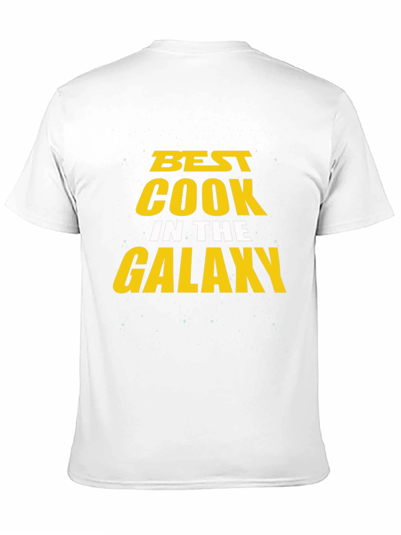 Black Best Cook in the Galaxy Graphic T-Shirt view 11