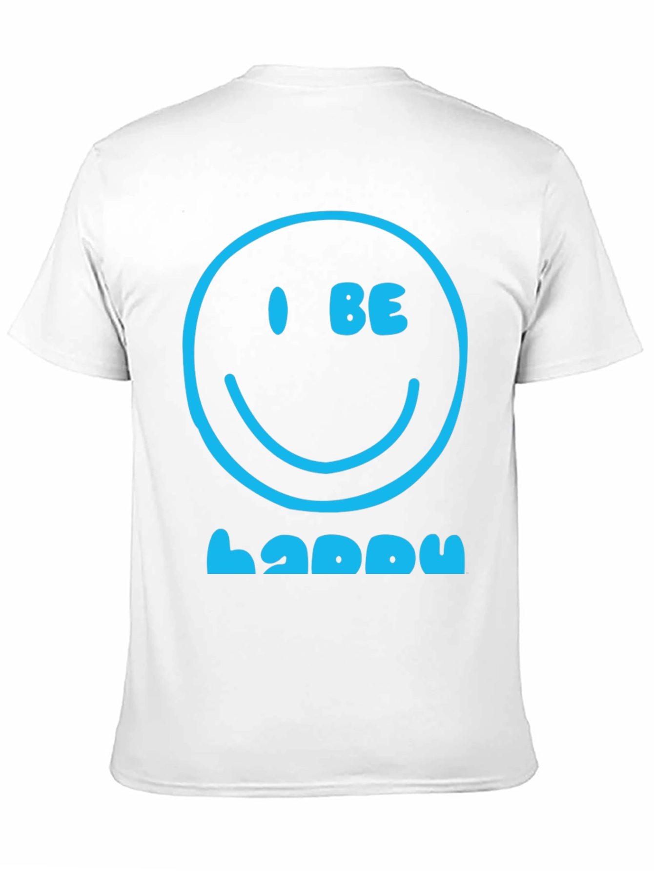 Black I Be Happy Graphic Tee - Positive Vibes T-Shirt view 11