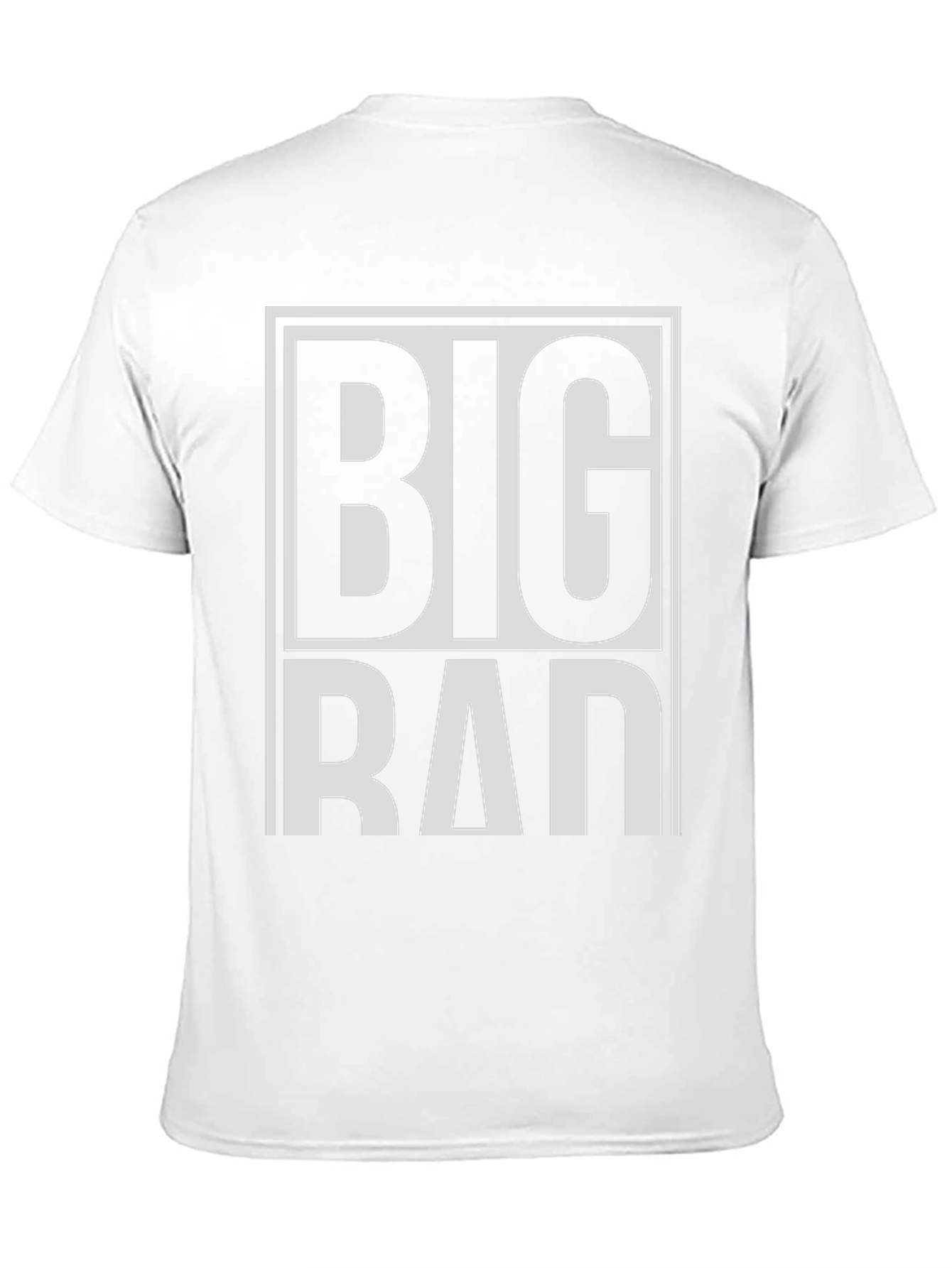 Black Big Rad Graphic Tee - Bold Statement T-Shirt view 11