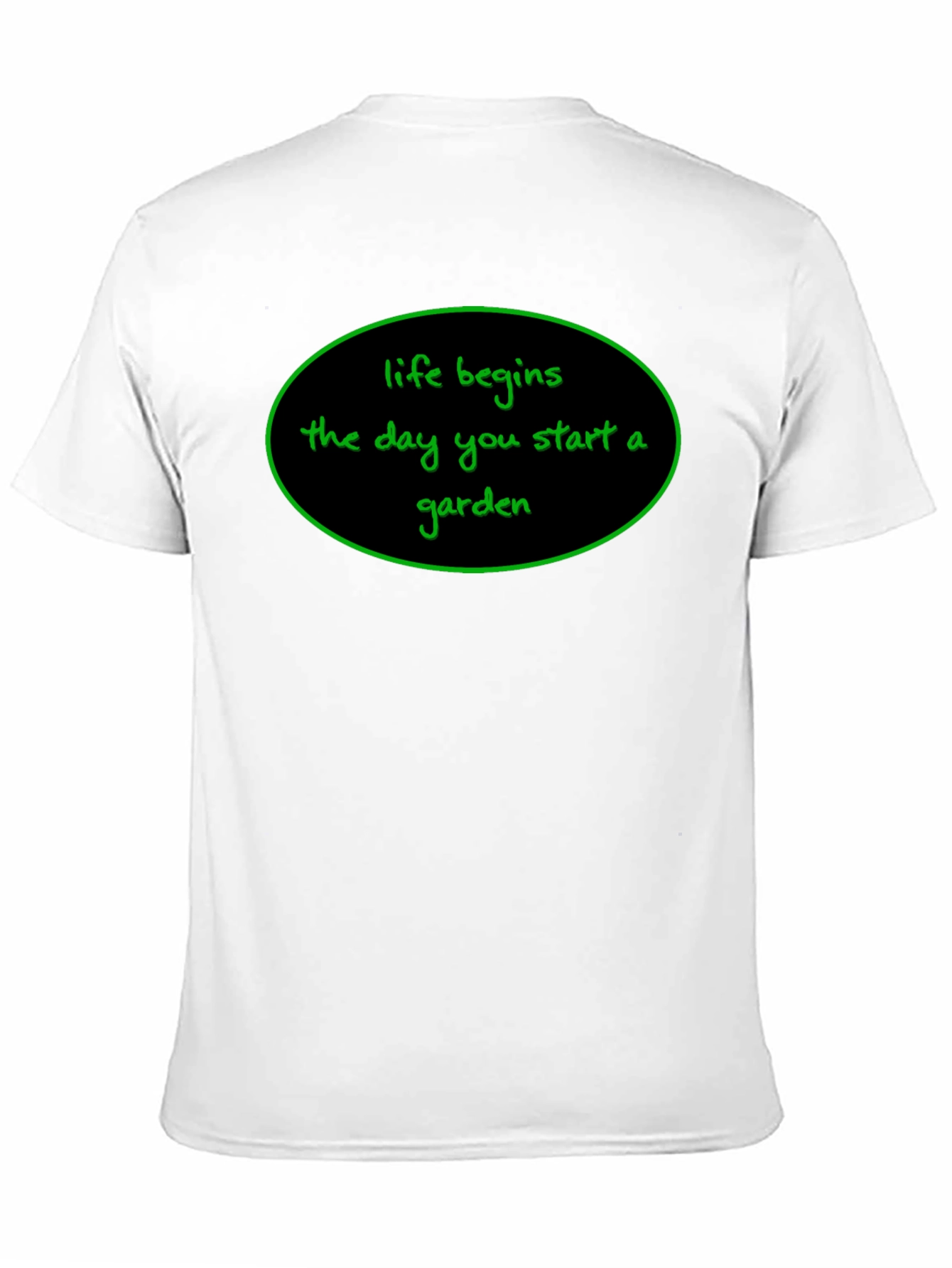 Black Life Begins T-Shirt - Garden Lover Tee view 11