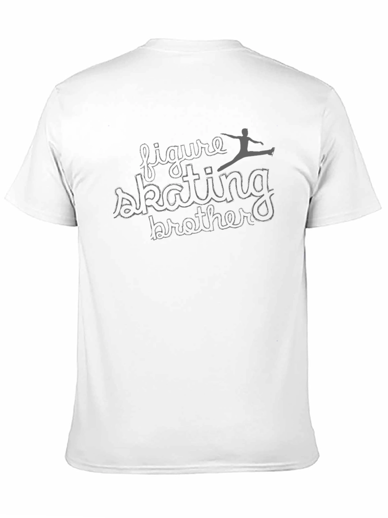 Black Figure Skating Brother Black Graphic Tee view 11