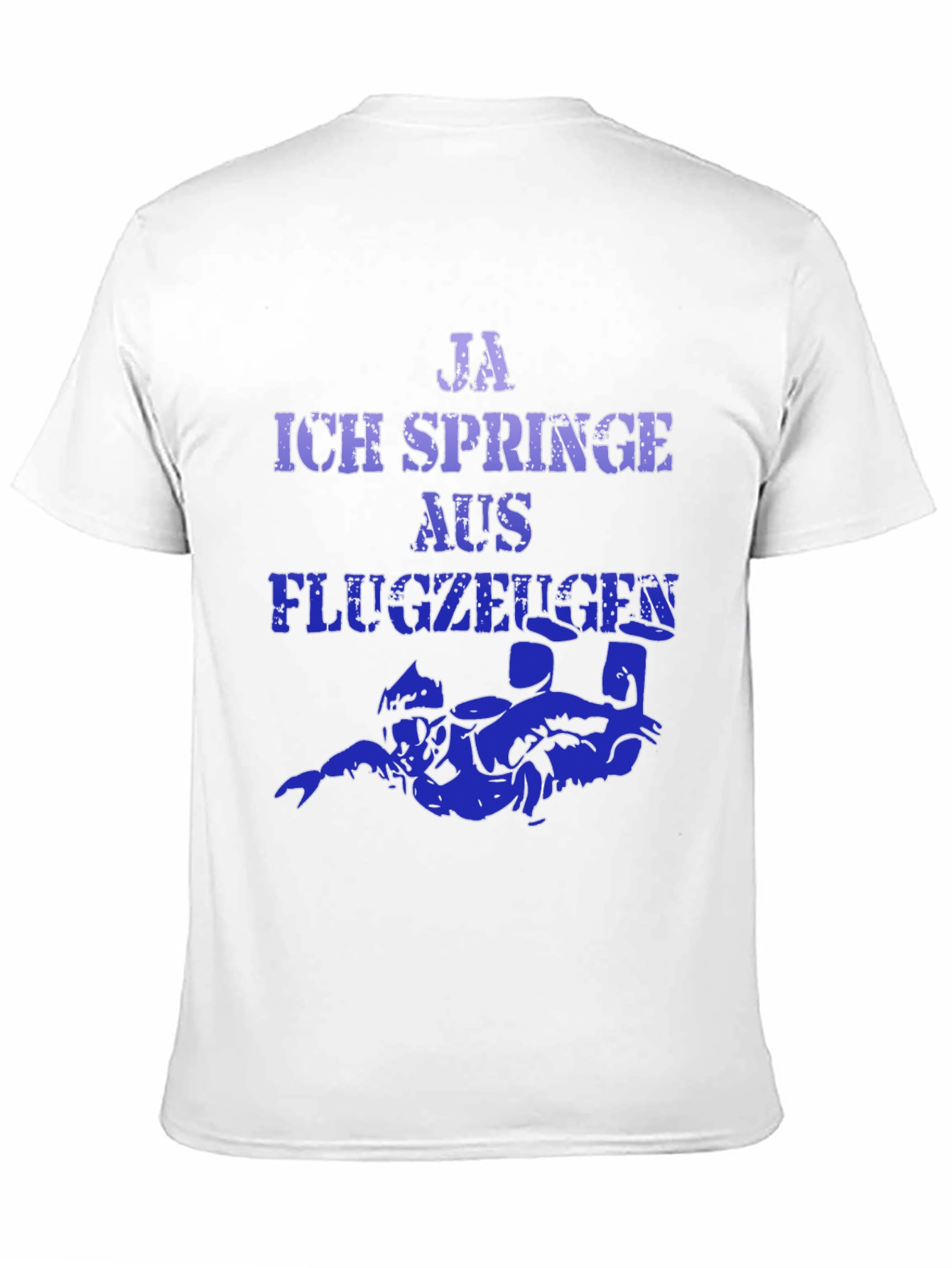 Black Ja Ich Springe Aus Flugzeugen T-Shirt - Skydiving Shirt view 11