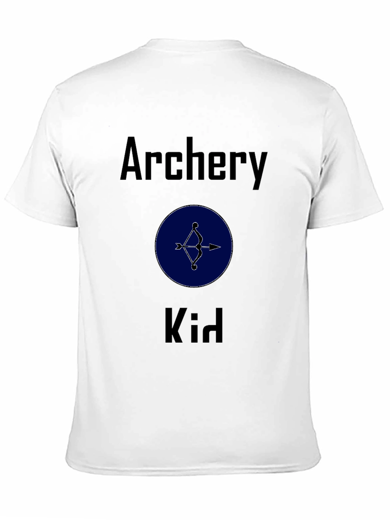Black Archery Kid T-Shirt: Bow & Arrow Design view 11