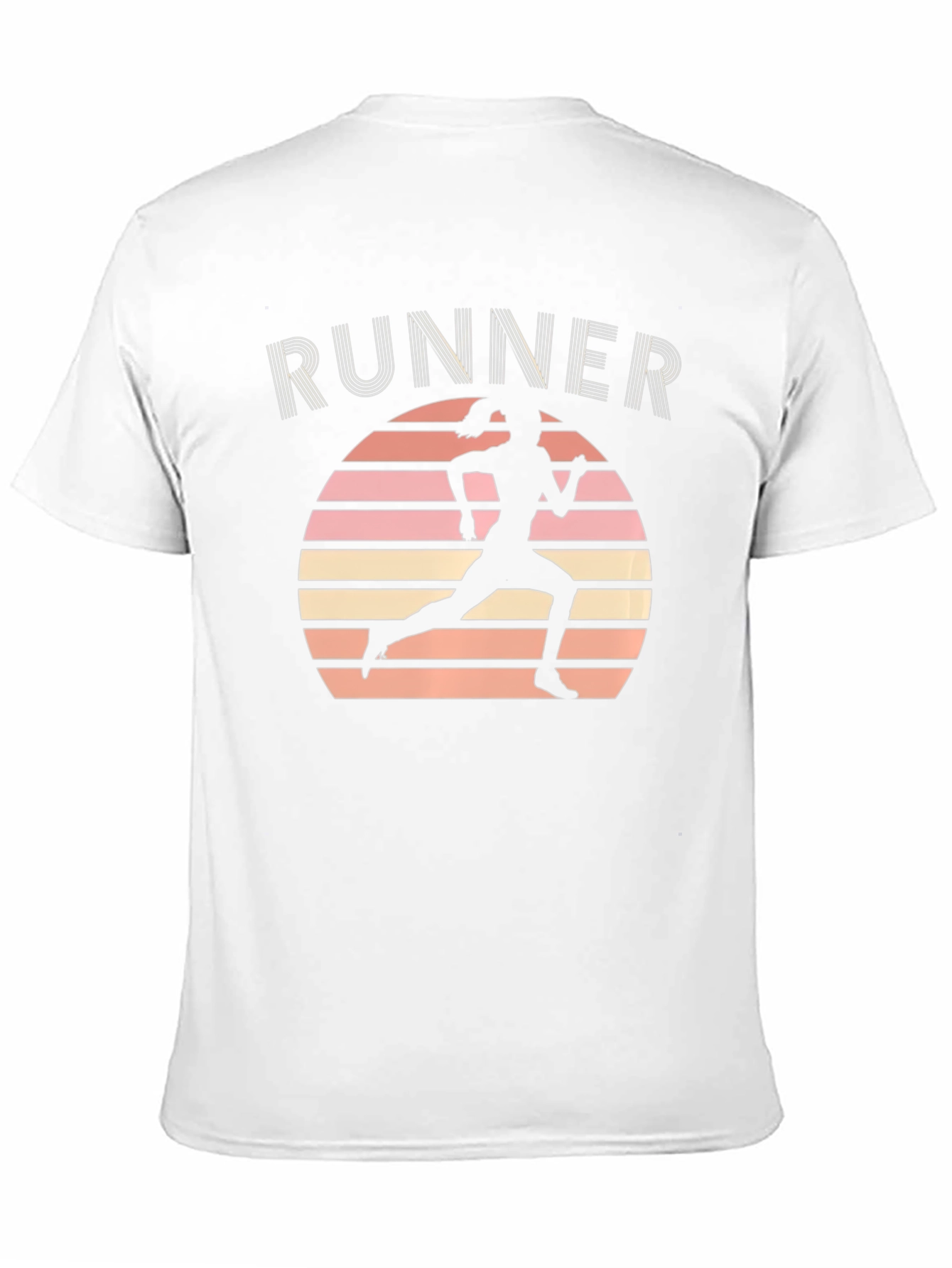Black Runner Silhouette Graphic T-Shirt view 11