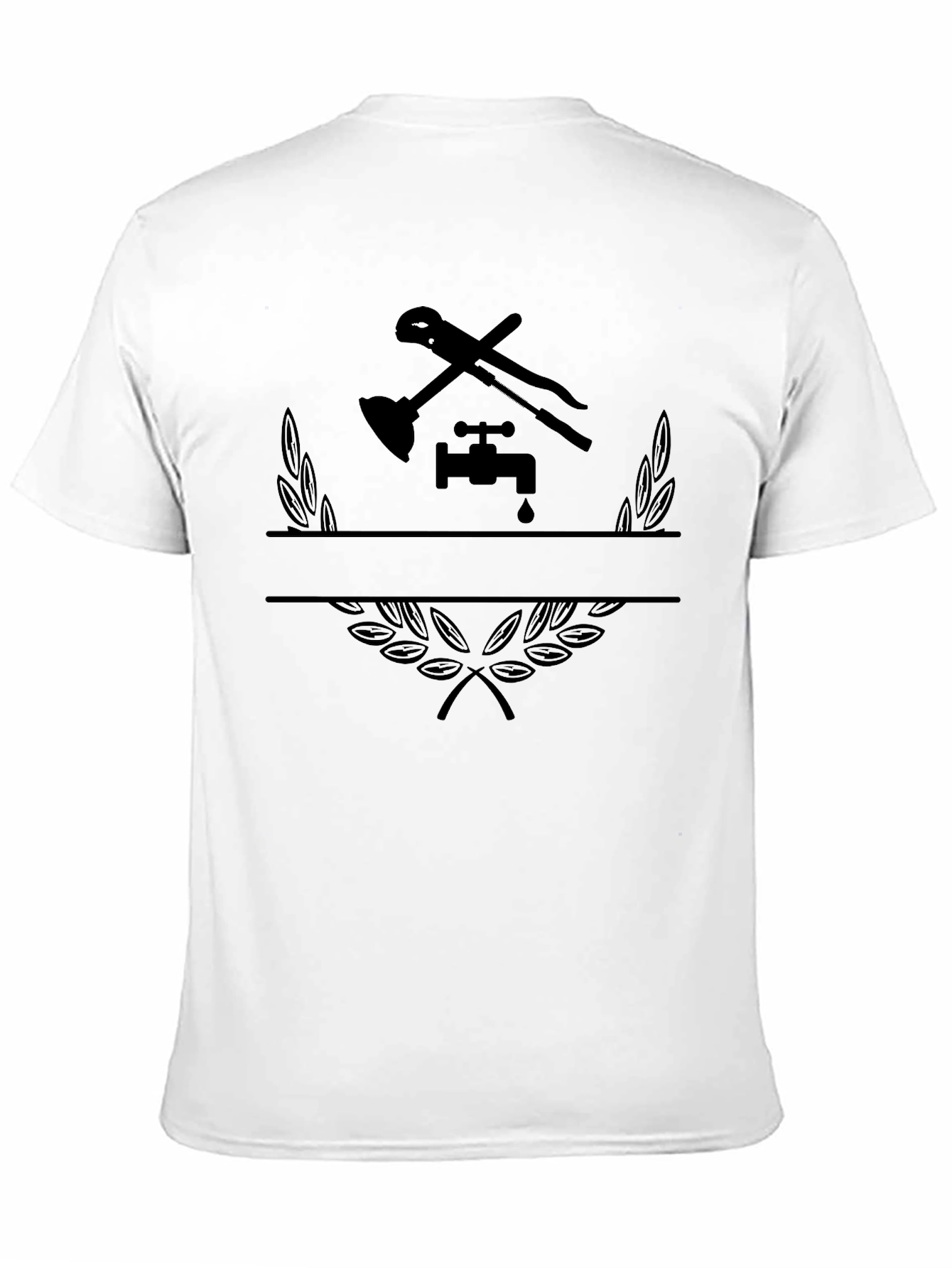 Black Plumber T-Shirt - Funny Plumbing Gift Idea view 11