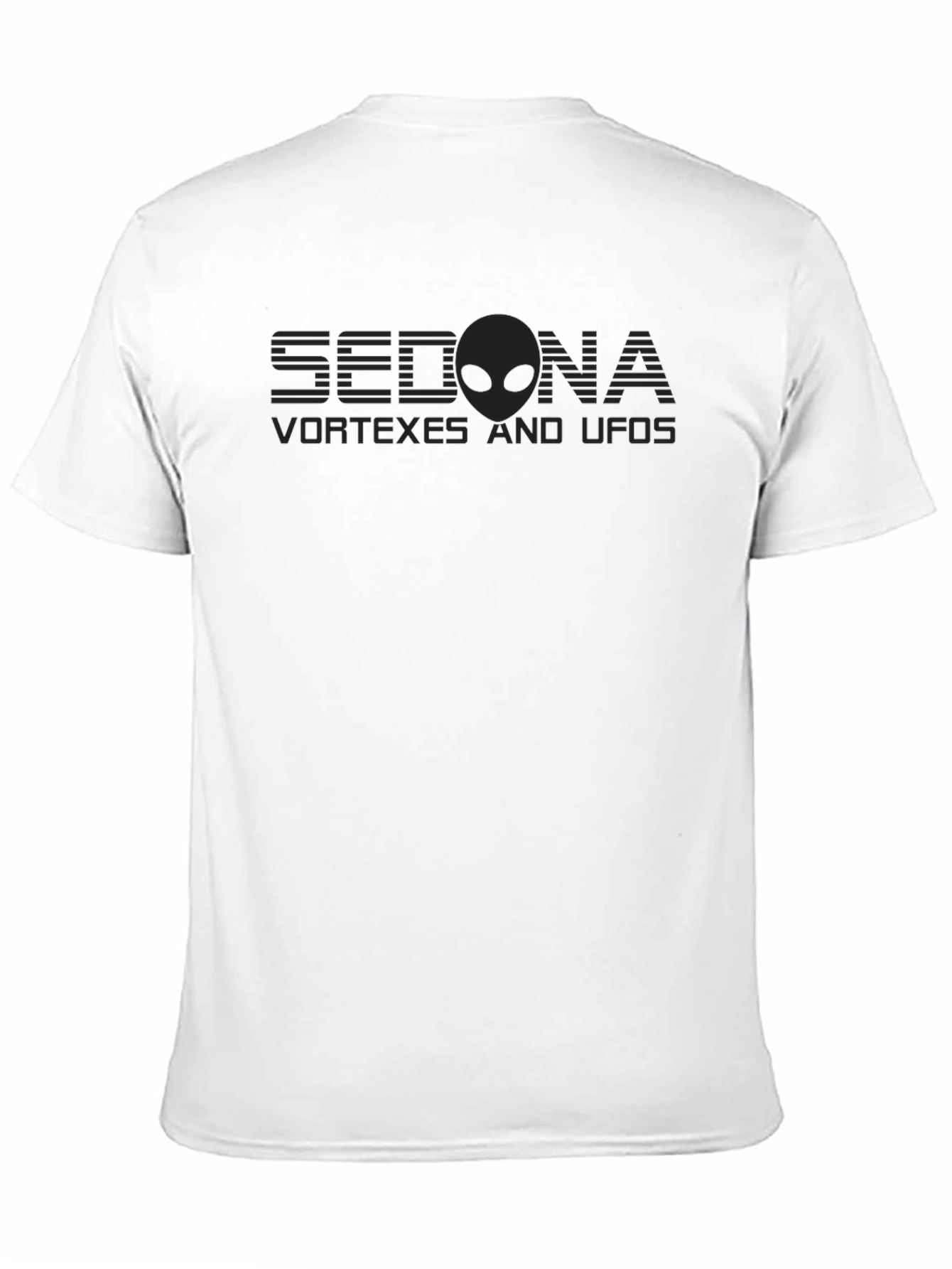 Black Sedona Vortices Alien UFOs Black T-Shirt view 11