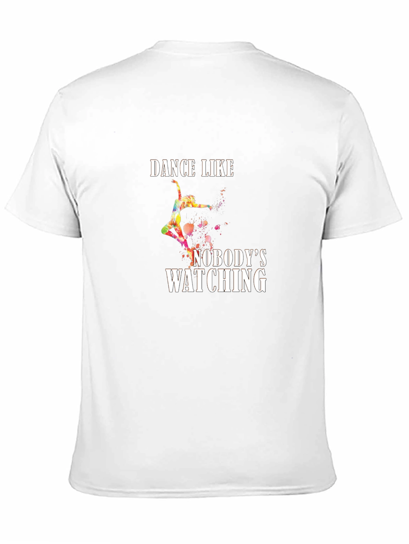 Black Dance Like Nobody's Watching Graphic Tee view 11