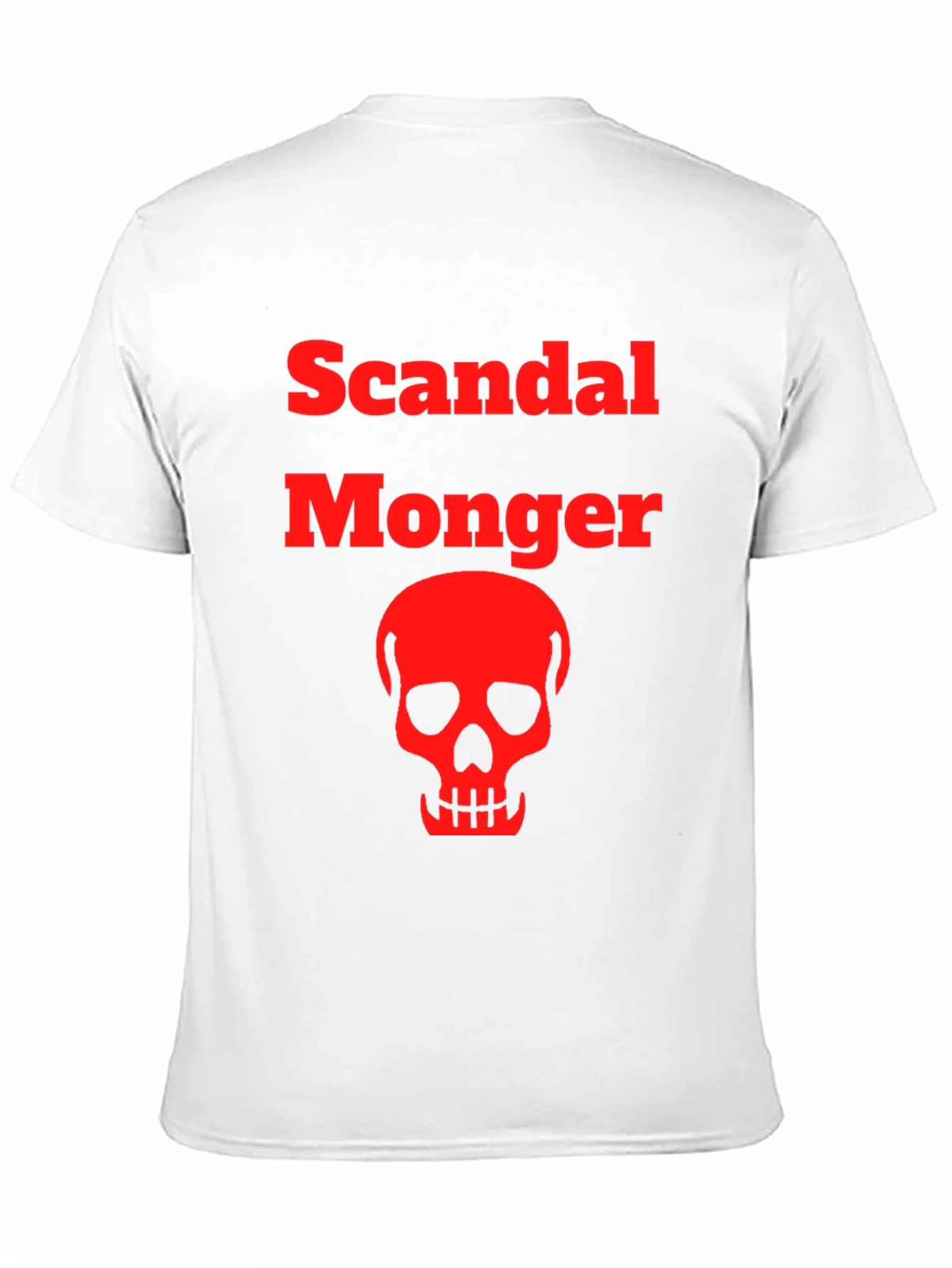 Black Scandal Monger Skull Graphic Tee view 11