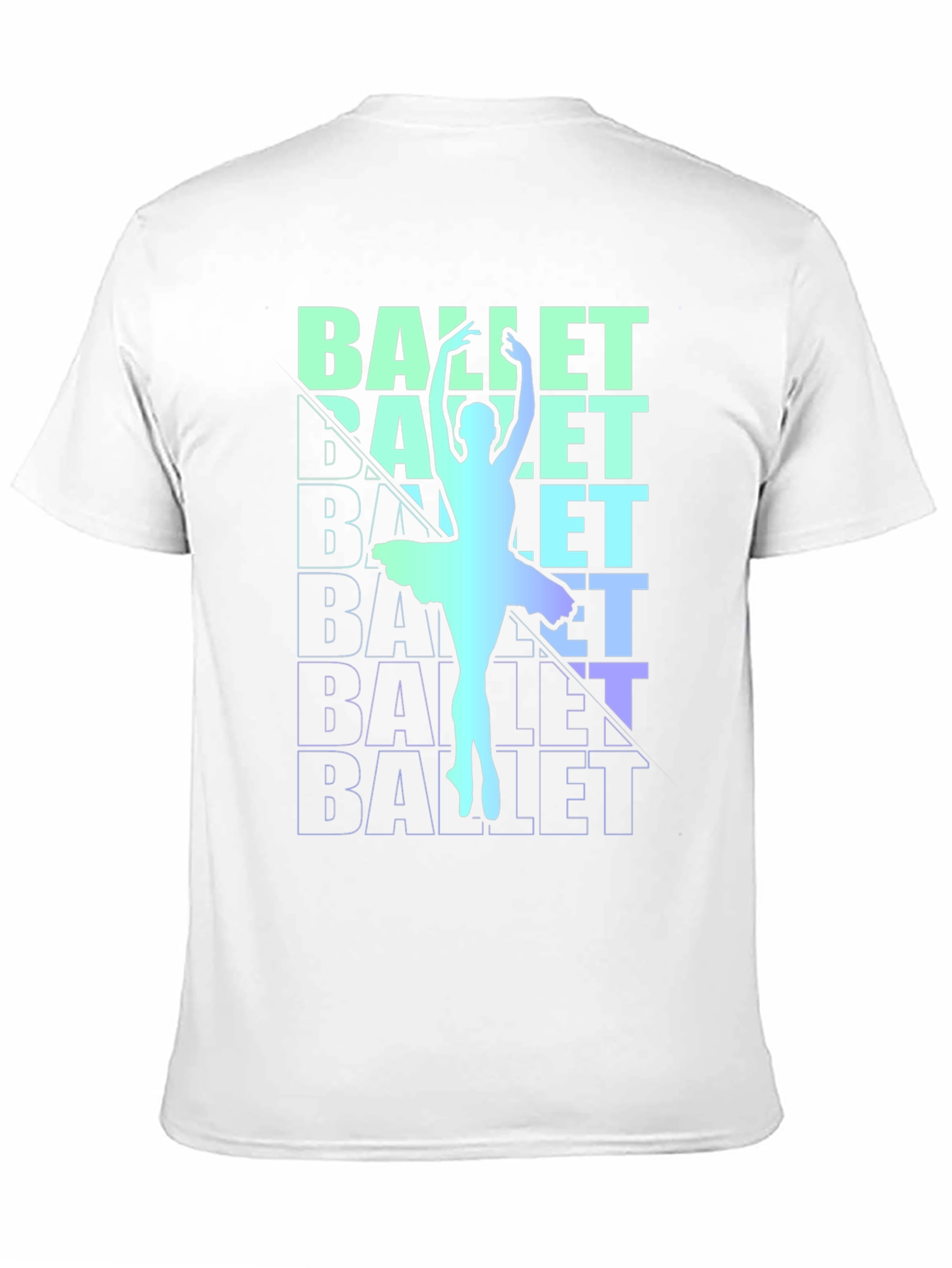 Black Ballet Dancer Graphic Tee - Stylish Men's Black T-Shirt view 11