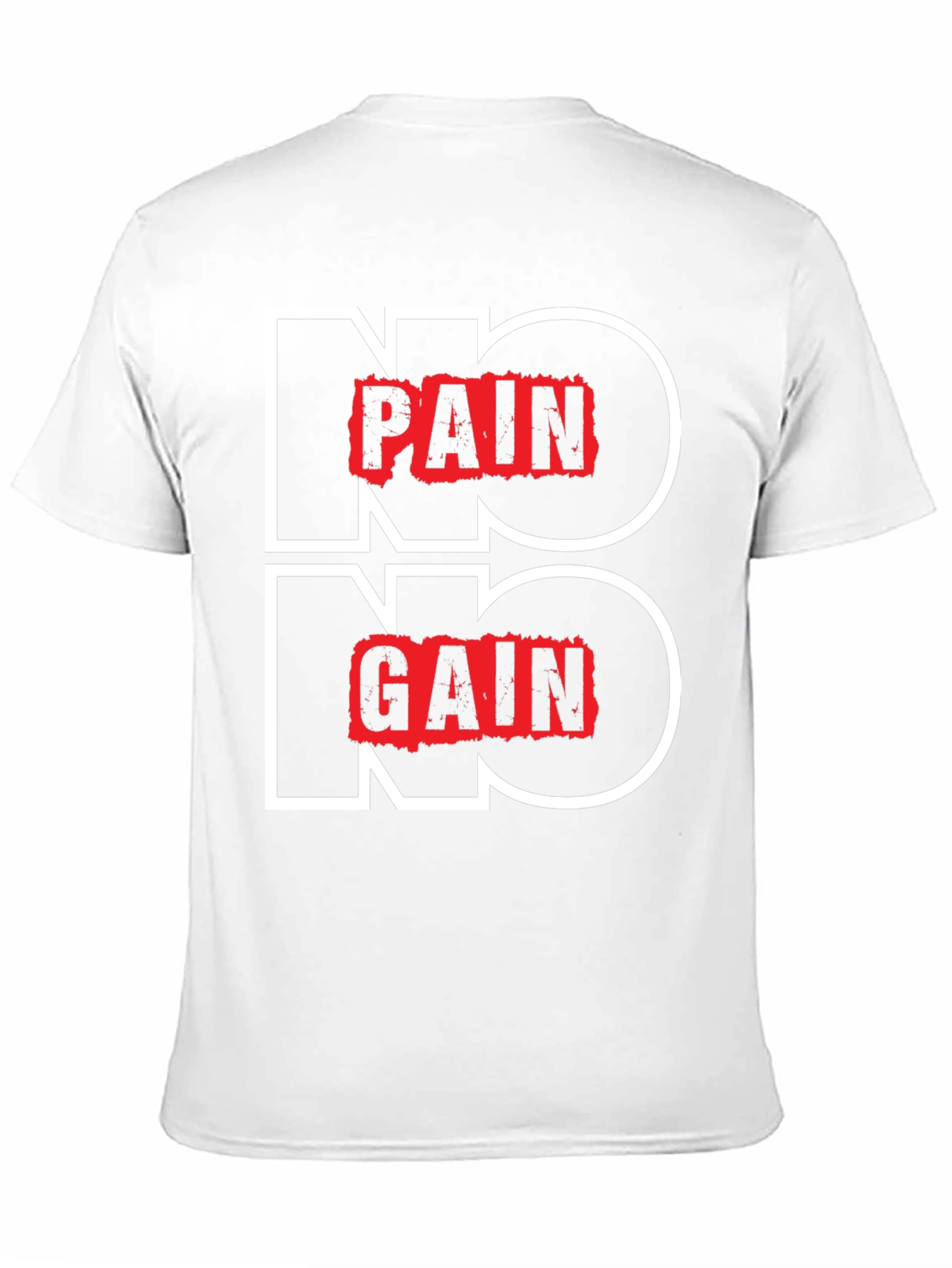 Black No Pain No Gain Graphic Tee view 11