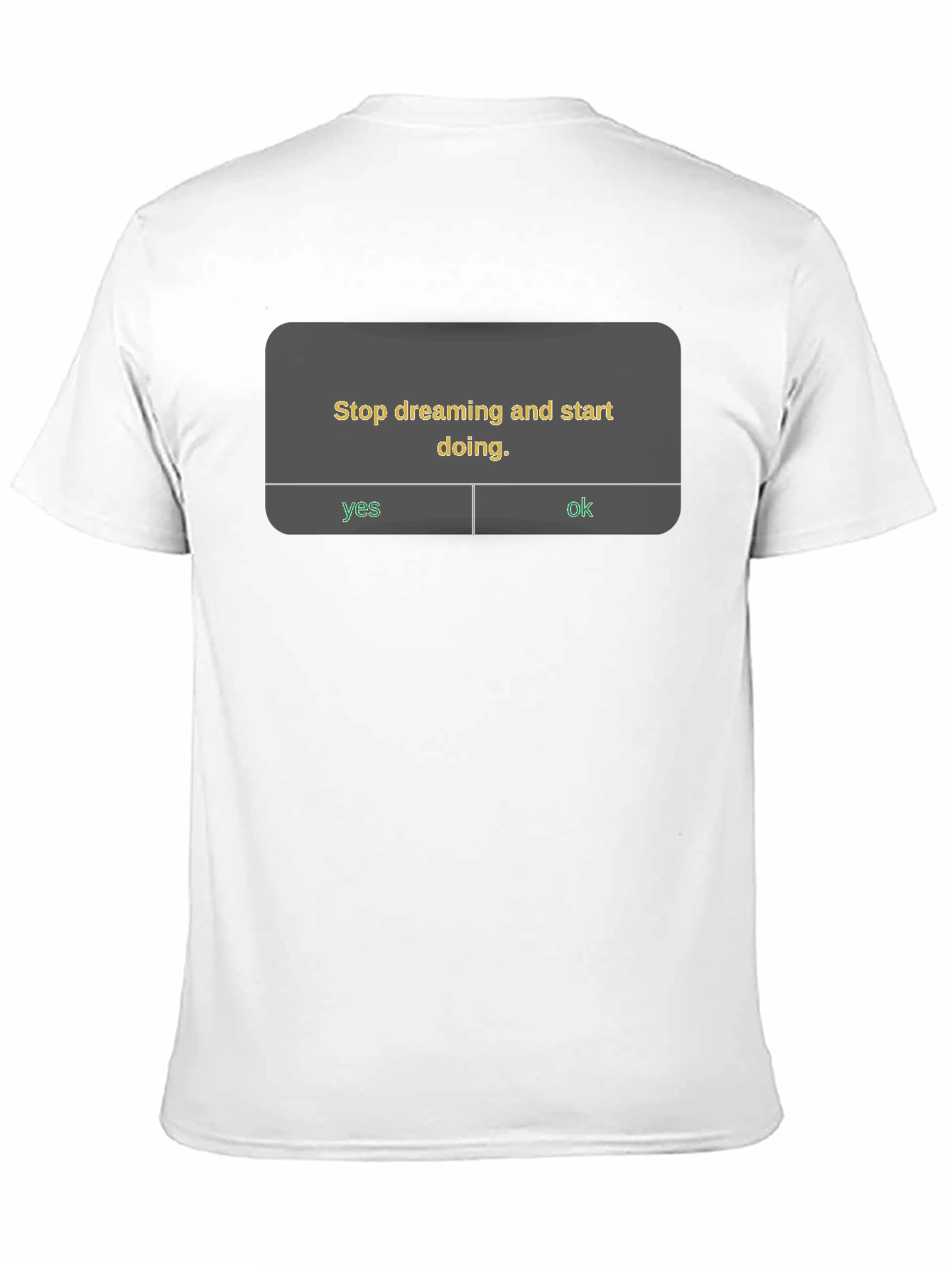 Black Stop Dreaming Start Doing T-Shirt - Motivational Tee view 11