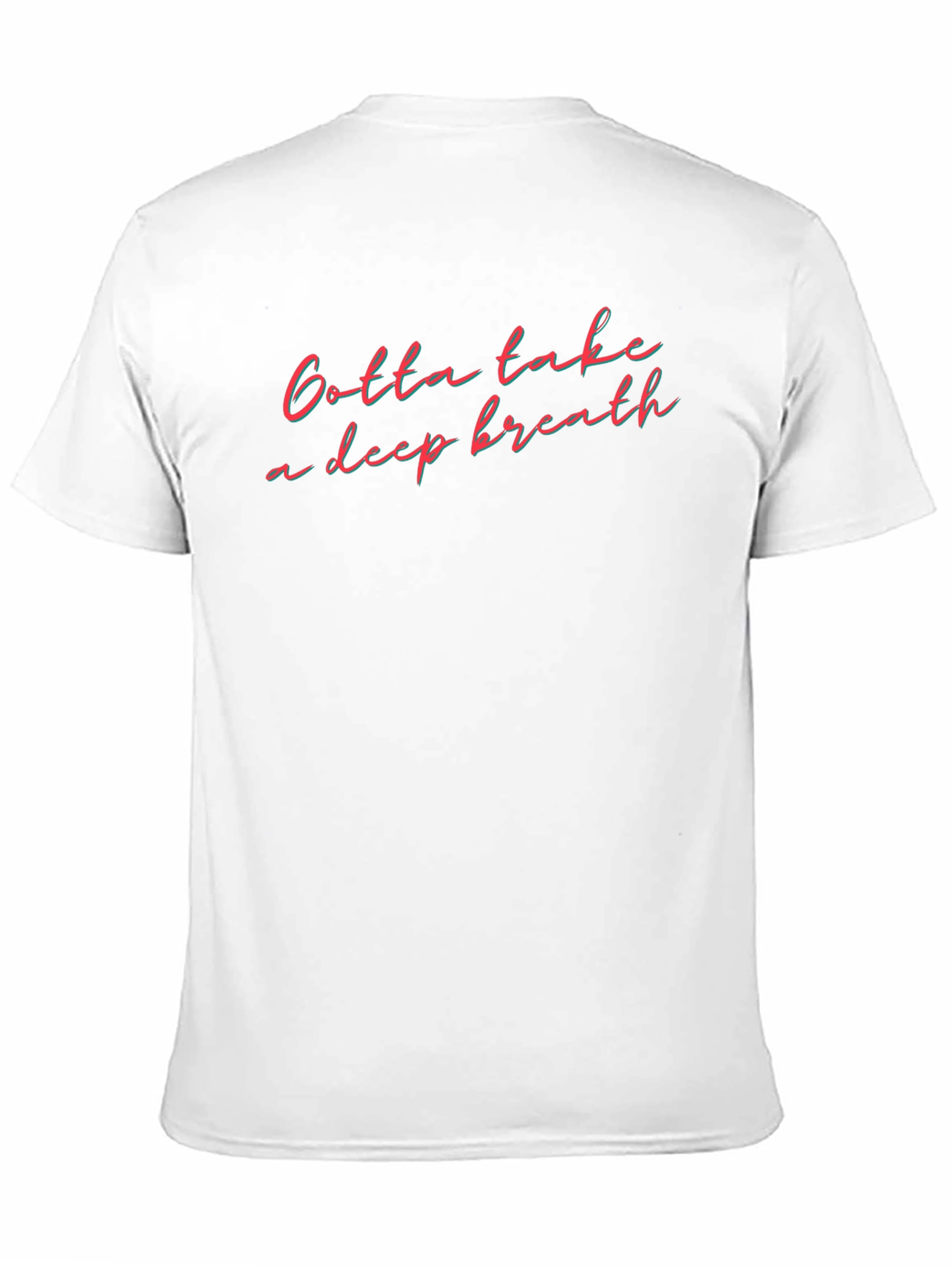 Black Gotta Take a Deep Breath Graphic Tee - Black Cotton Shirt view 11