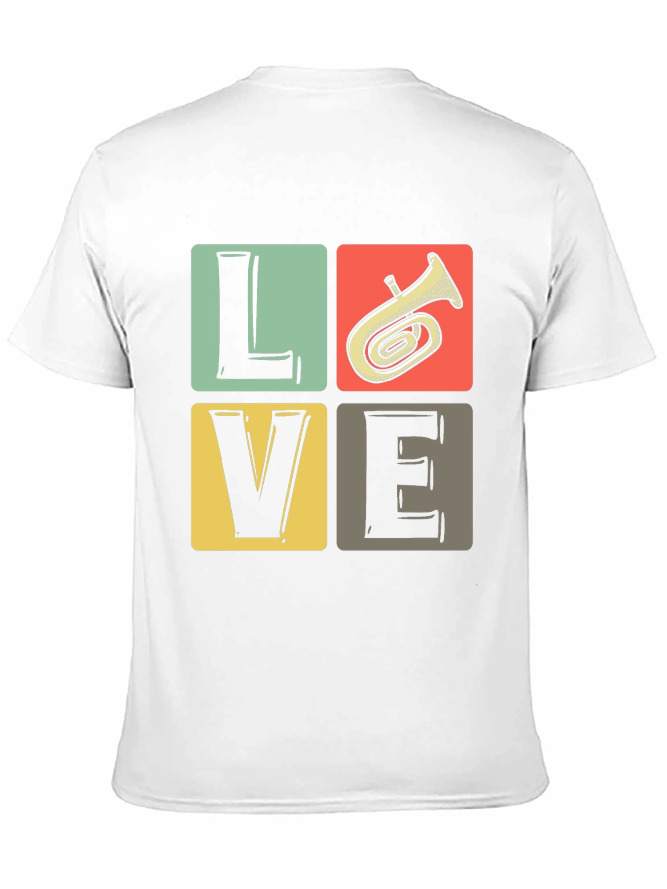 Black Love Tuba T-Shirt, Music Lover Tee view 11